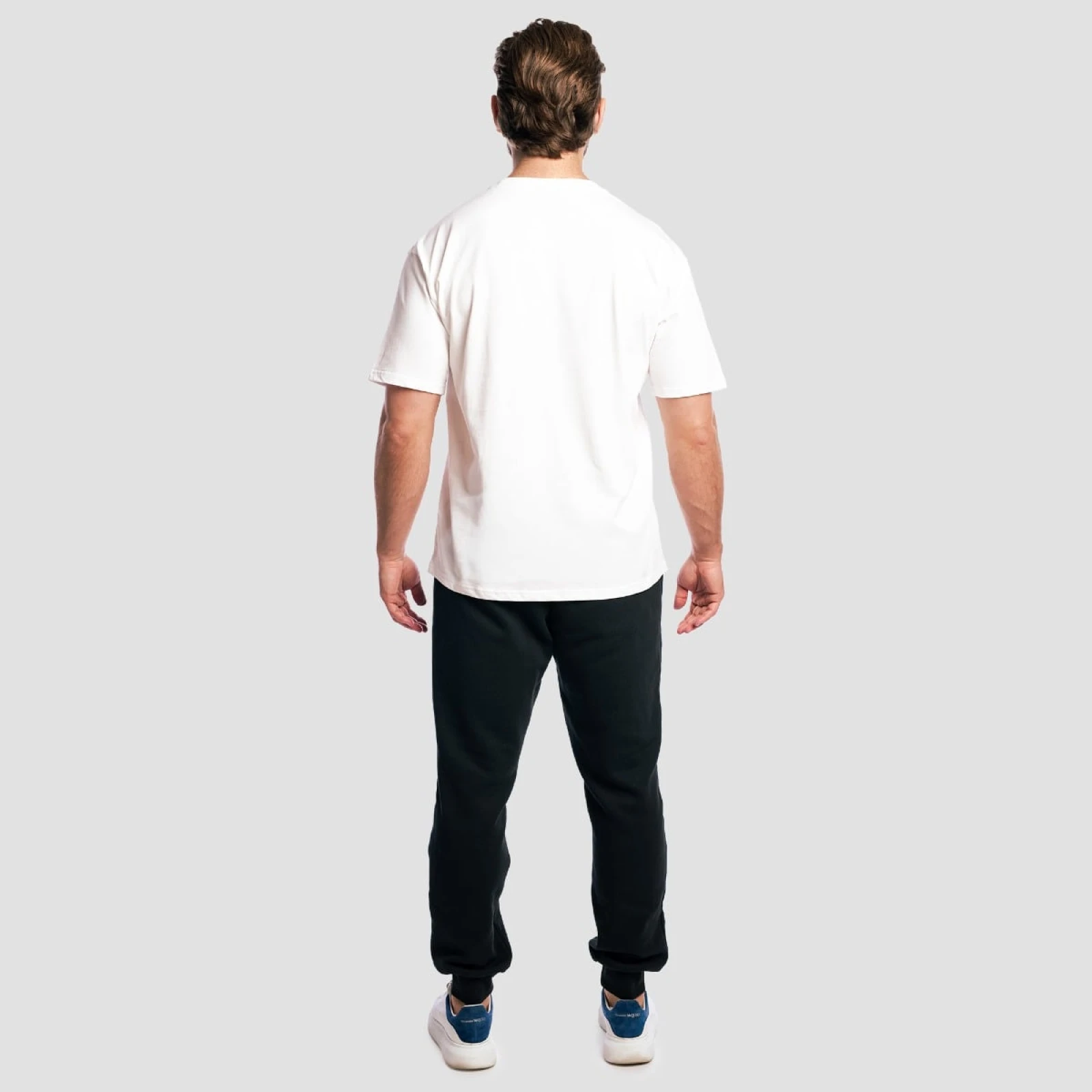 GymBeam Tričko Gym Therapy White - Velikost: S | Barva: biela | Hmotnost: 0,275 kg | Balení: 65 · záber 5