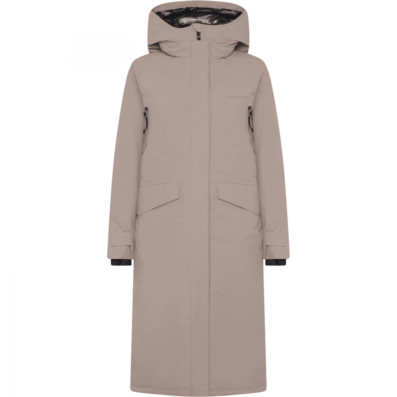 Didriksons Neja Long, parka, dámská, ash brown · záber 1