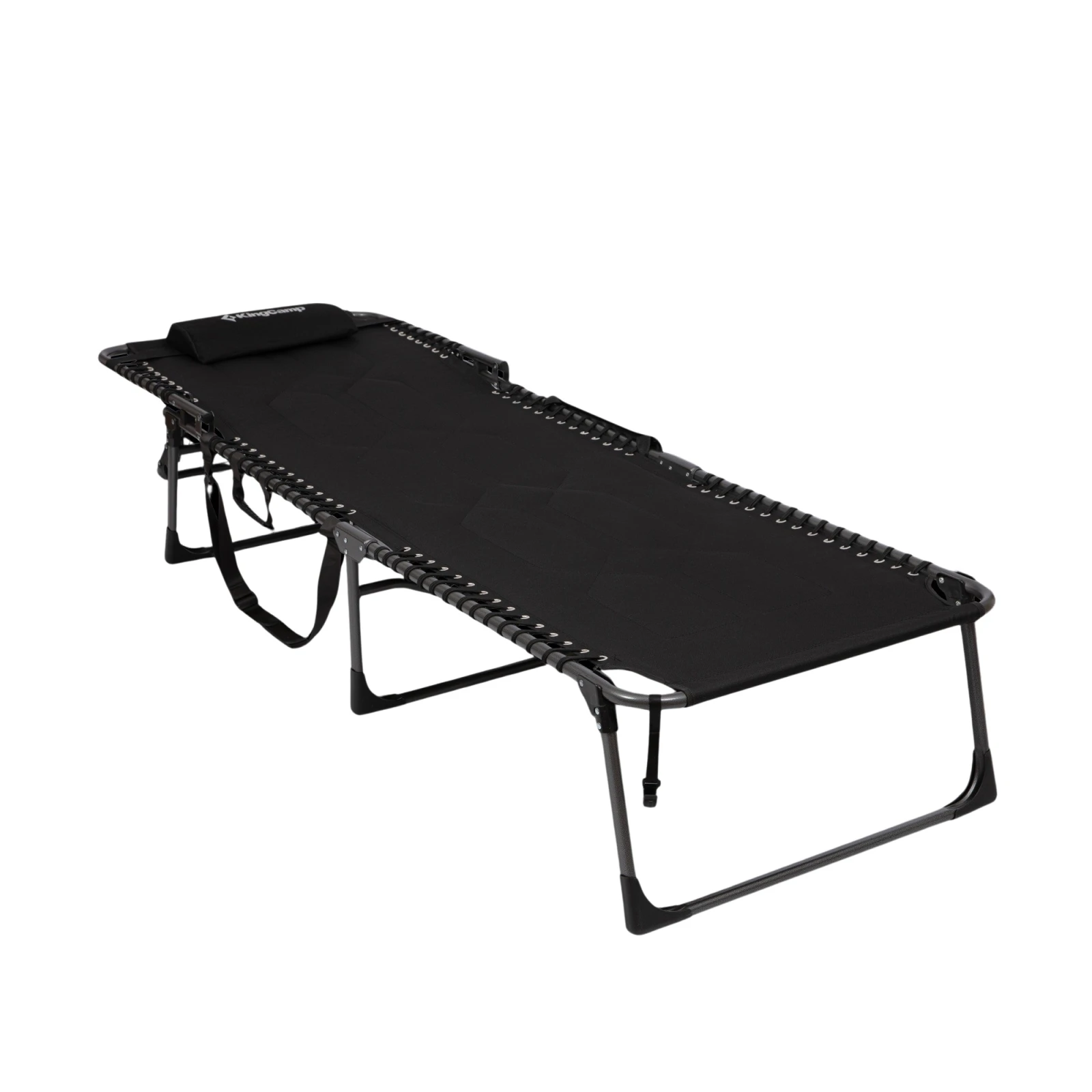 Skládací lehátko KING CAMP Magnolia B40 - 200 x 68 cm - černé · záber 4
