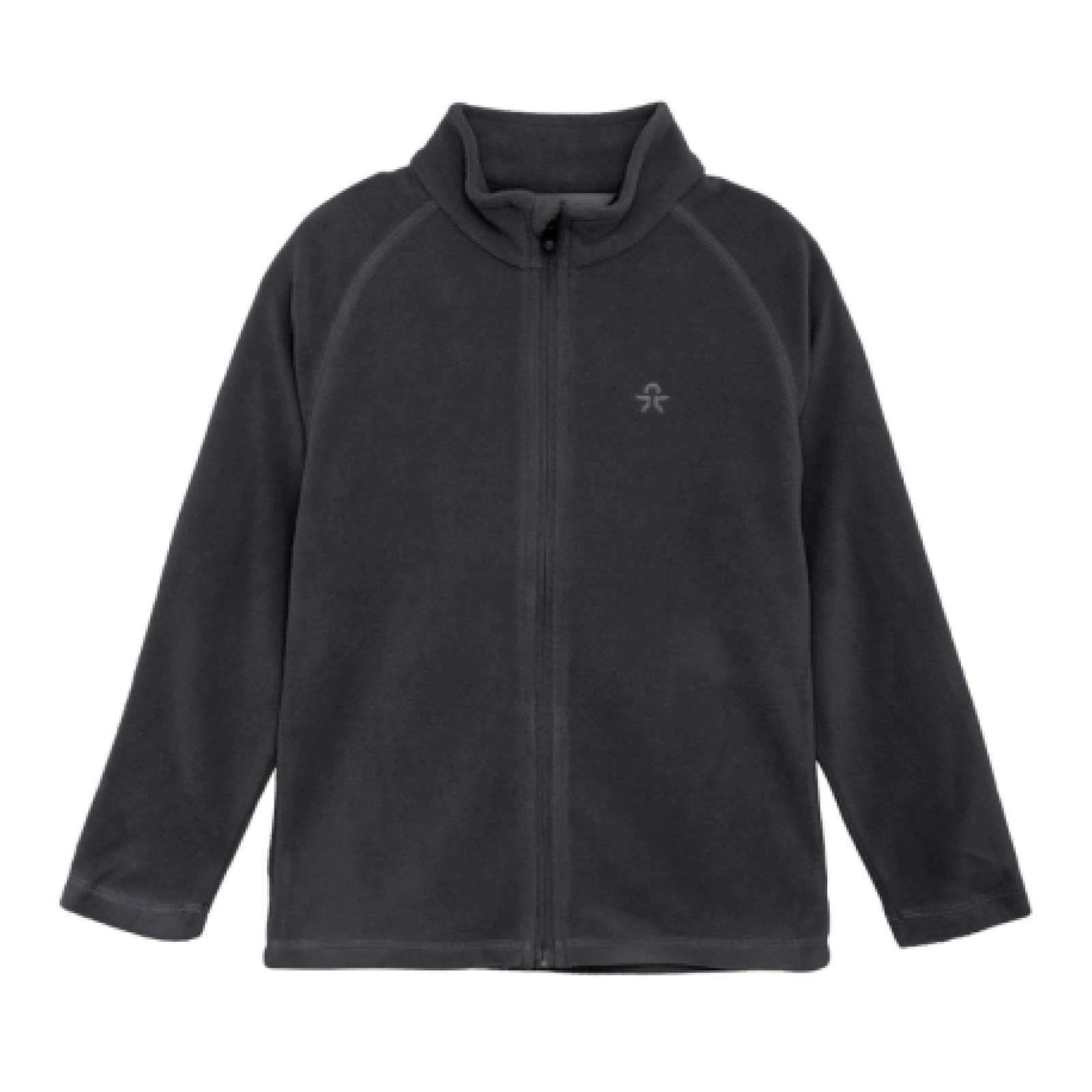 Dětská mikina se zipem COLOR KIDS Fleece Jacket, Full Zip-161-Phantom · záber 1