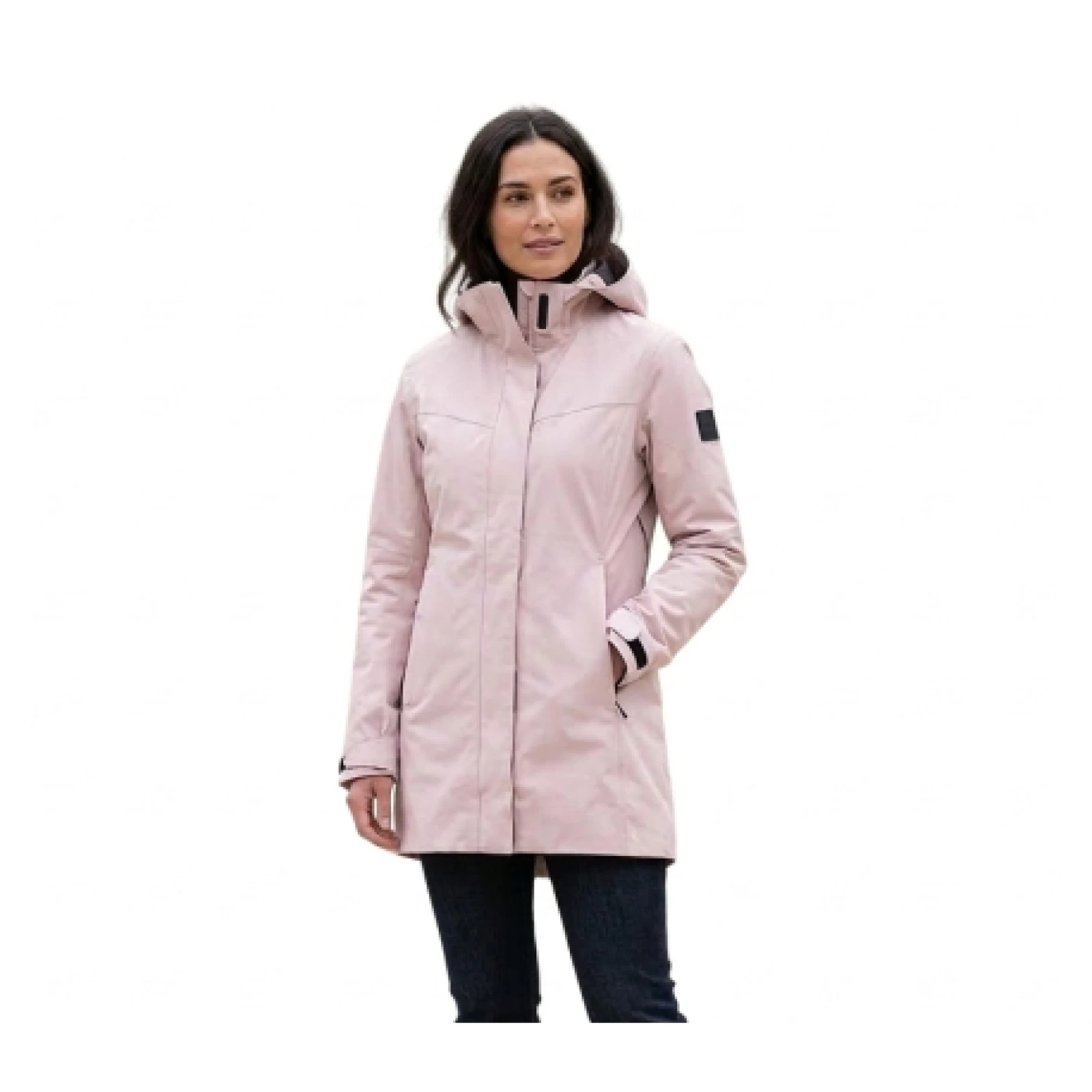 Dámská turistická softshellová bunda s kapucí NORTHFINDER YULIANA-366rose - Pohlavie: Dámské · záber 1