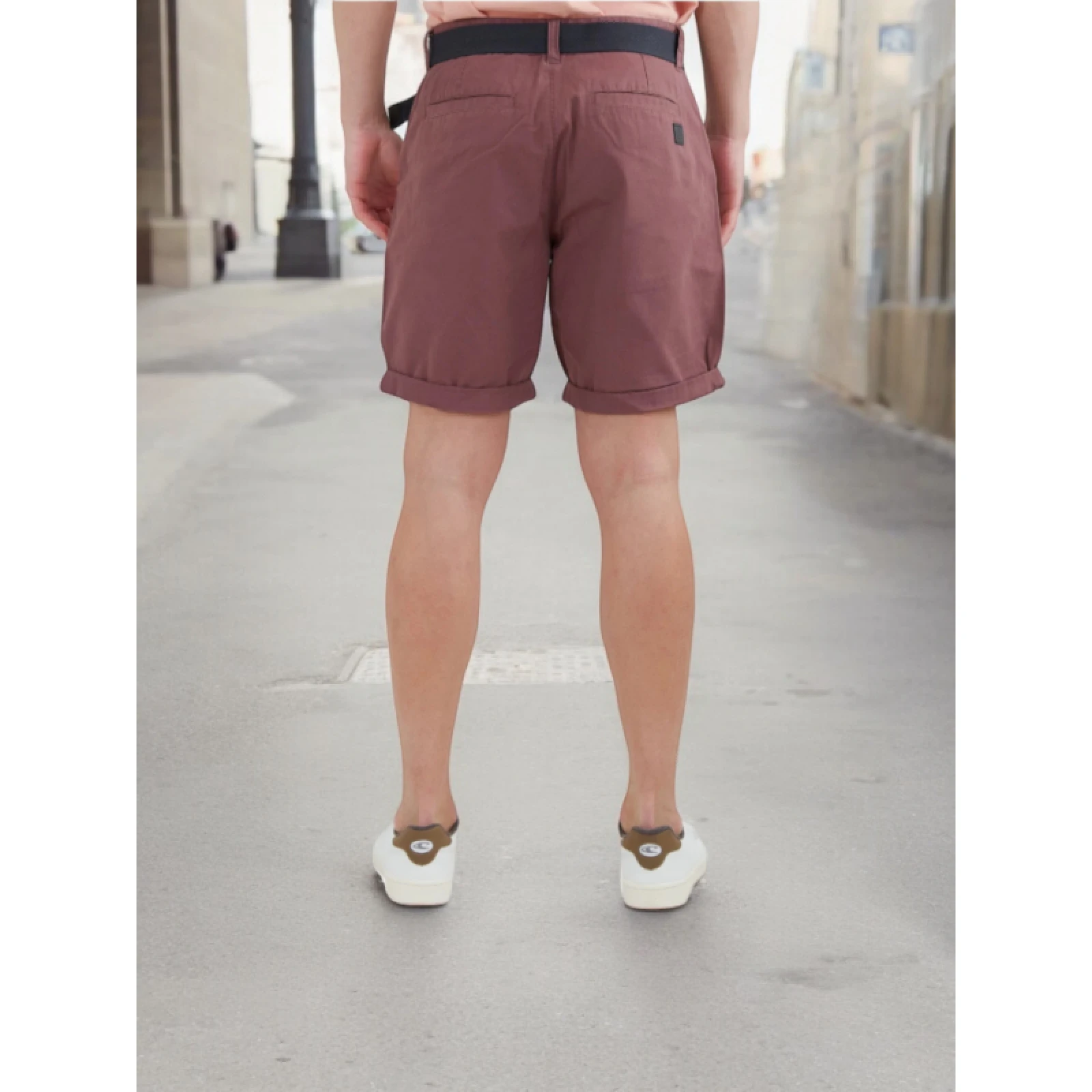Pánské kraťasy FUNDANGO North Shore Chino Shorts-385-mauve · záber 5