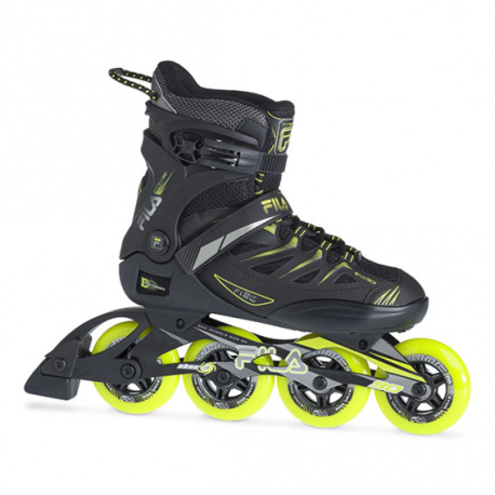 Kolečkové brusle FILA SKATES GHIBLI 90 BLACK LIME · záber 1