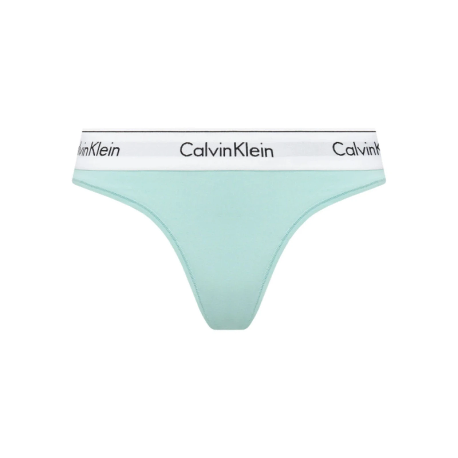 Dámské kalhotky CALVIN KLEIN THONG-Beau Blue · záber 1