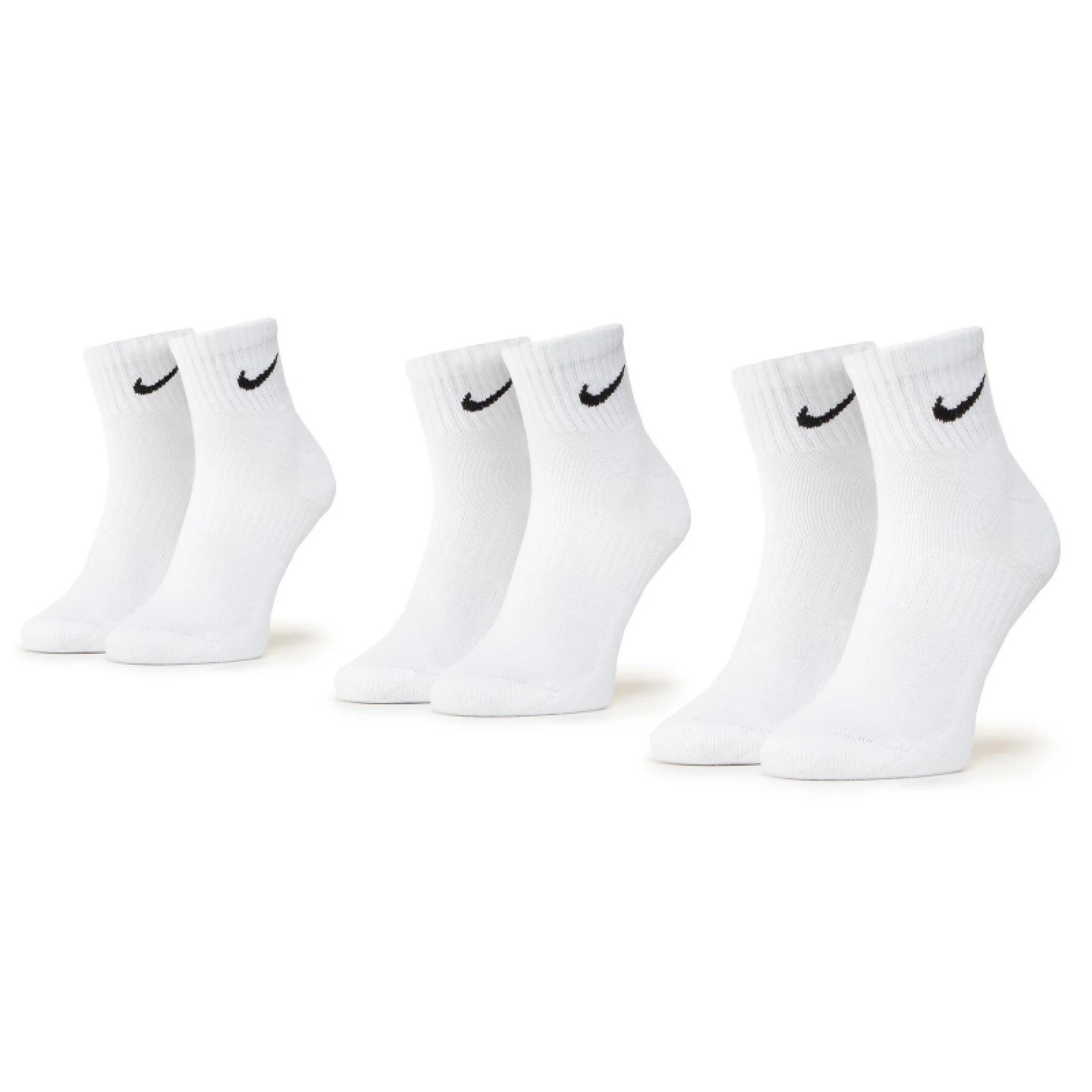 Ponožky NIKE 3 PACK - Nike Everyday Cushion Ankle white · záber 3