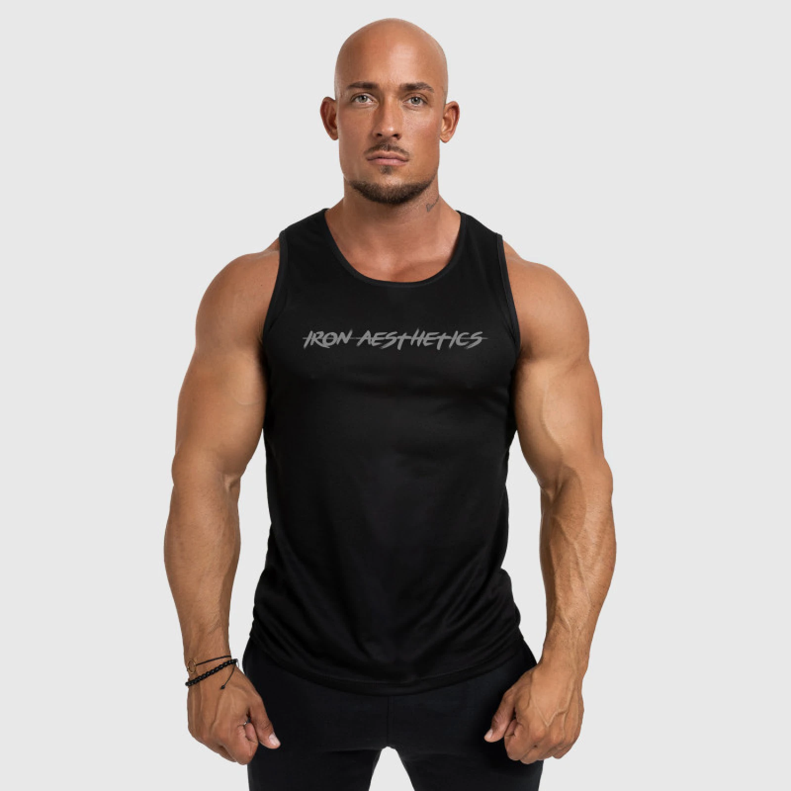 Pánské funkční tílko Iron Aesthetics Sporty, černé · záber 3