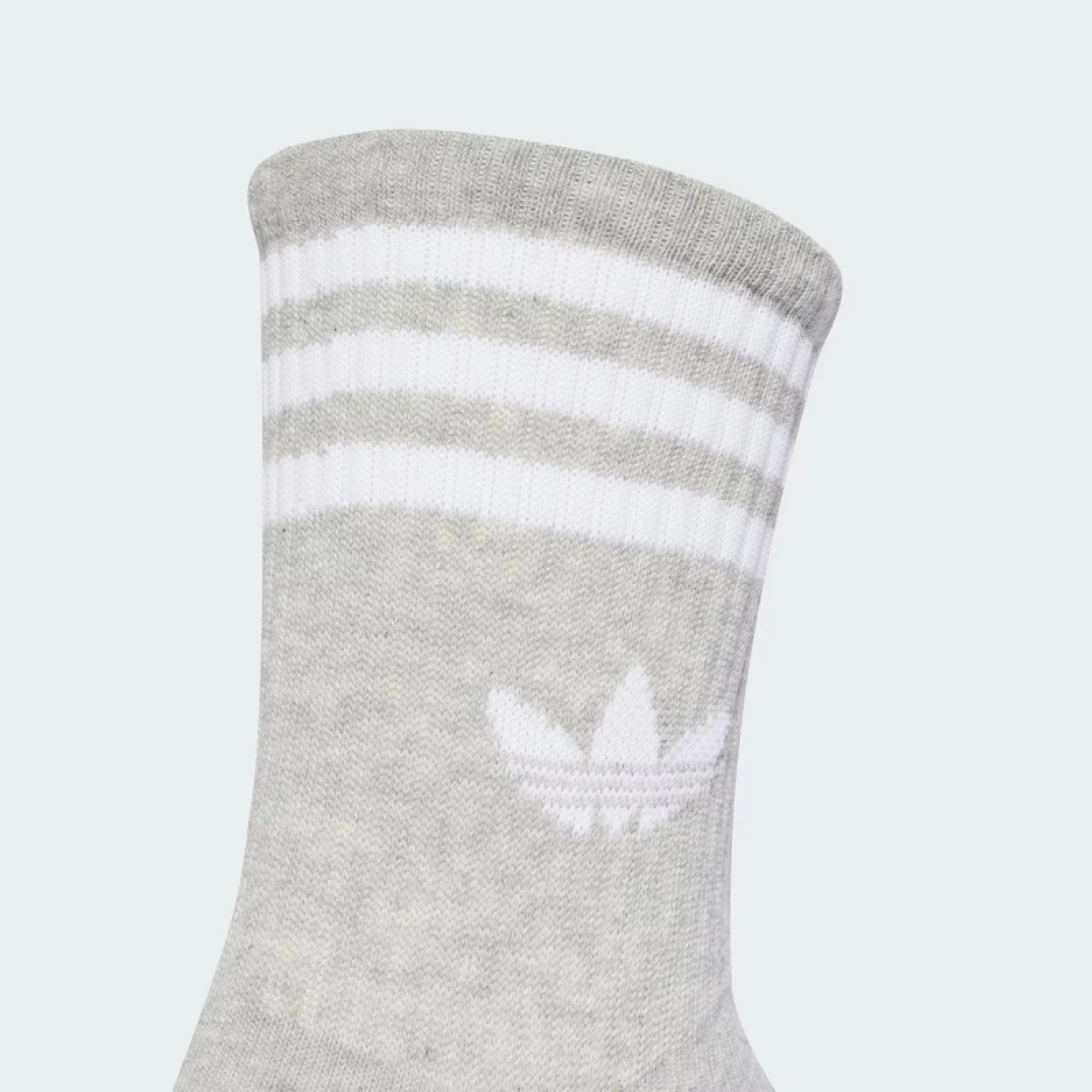 Ponožky ADIDAS ORIGINALS 3 PACK-CREW S WHITE MGREYH BLACK · záber 3