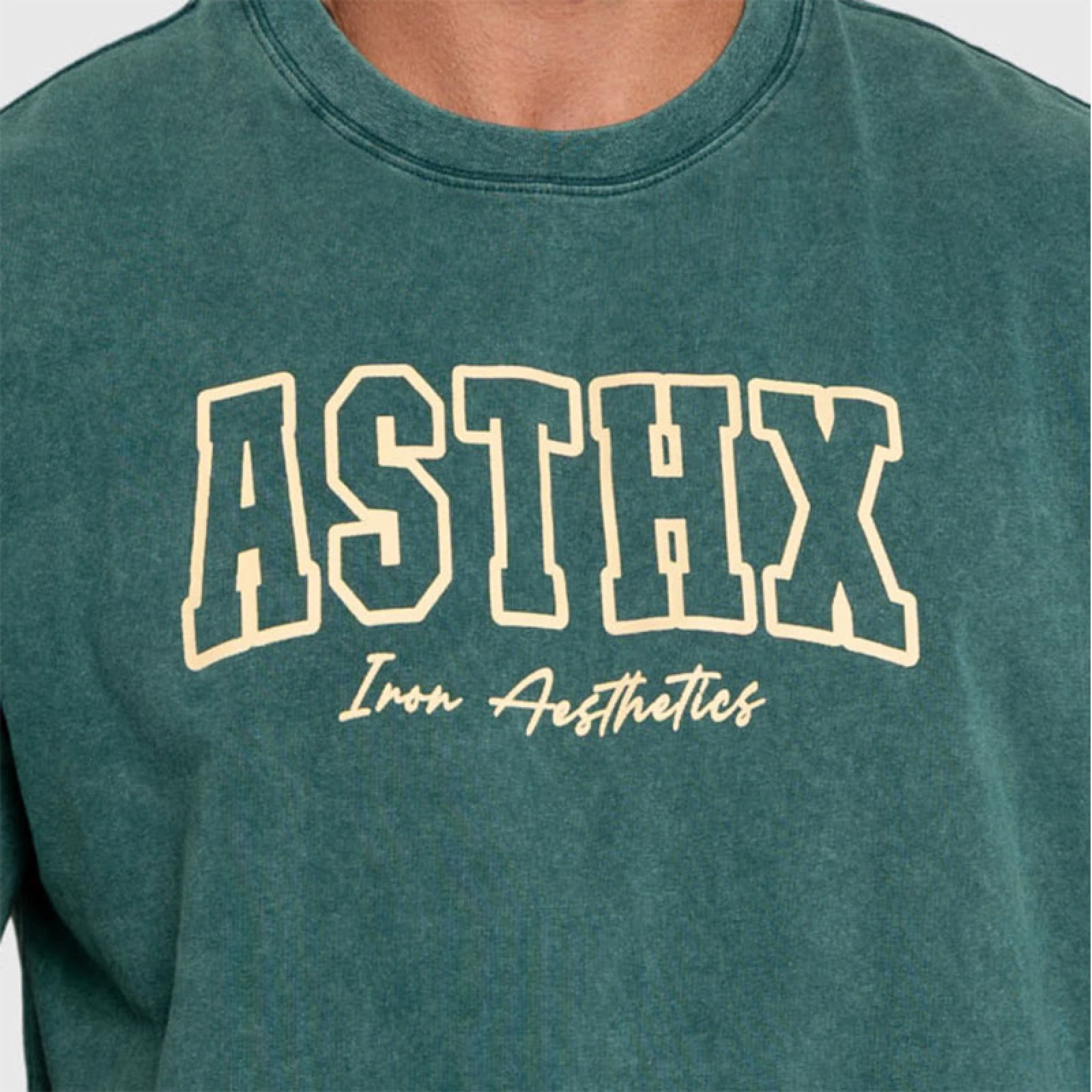 Pánské tričko Iron Aesthetics ASTHX, washed black · záber 5