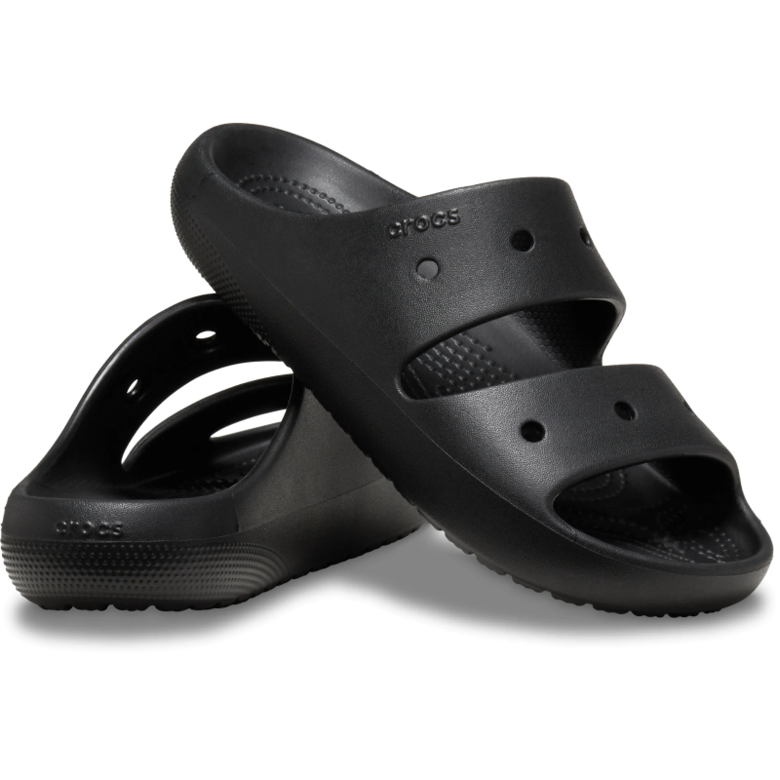 Pantofle (plážová obuv) CROCS Classic Sandal V2 W black · záber 4