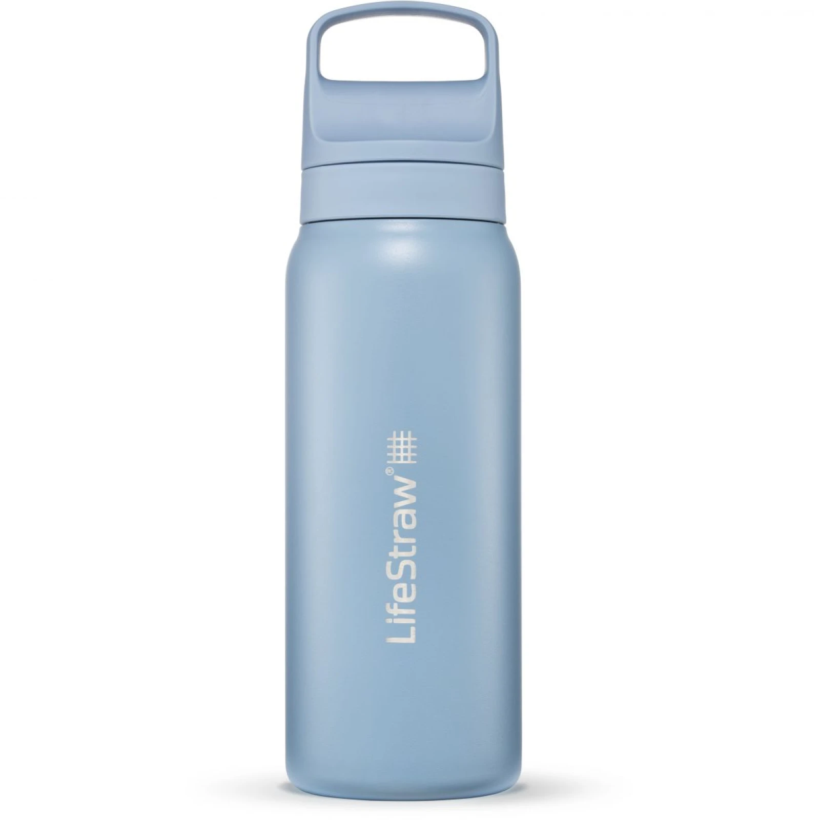 LifeStraw Go 2.0 Stainless Steel Water Filter Bottle 1L, modrá · záber 4