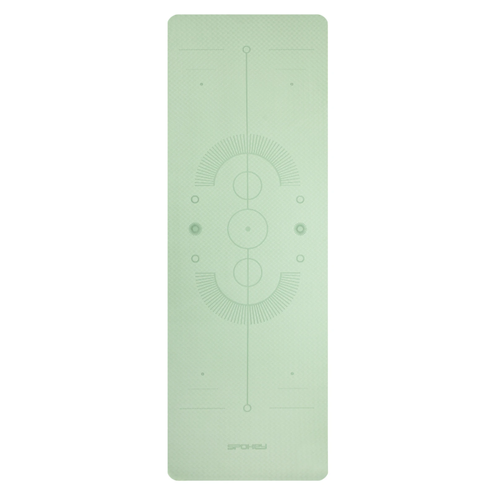 Fitness podložka SPOKEY MANDALA mat 183 x 61 x 0,4 cm green · záber 4