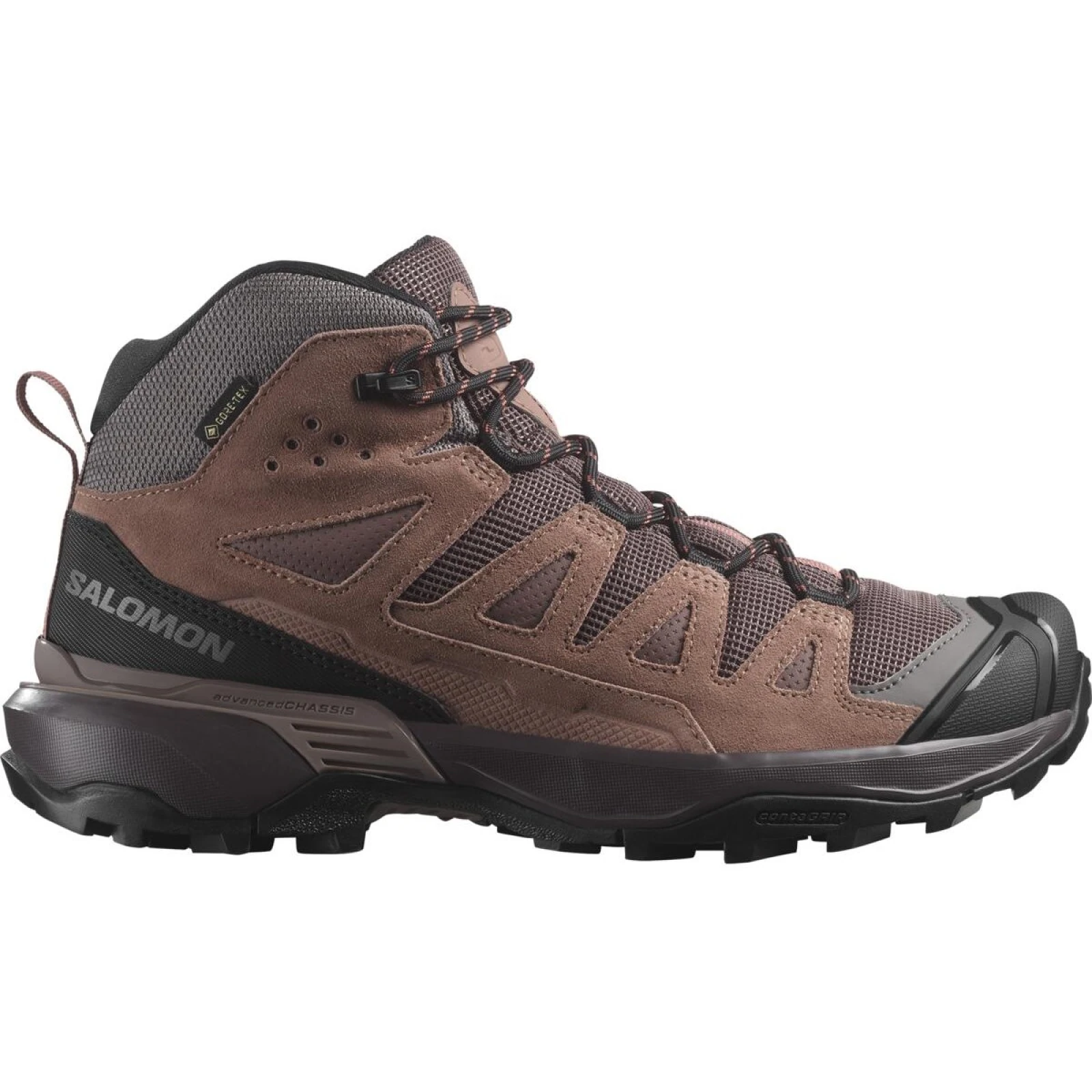 Salomon X Ultra 360 Leather Mid GTX W - Velikost: 39 1/3, 39 | Barva: hnedá · záber 1