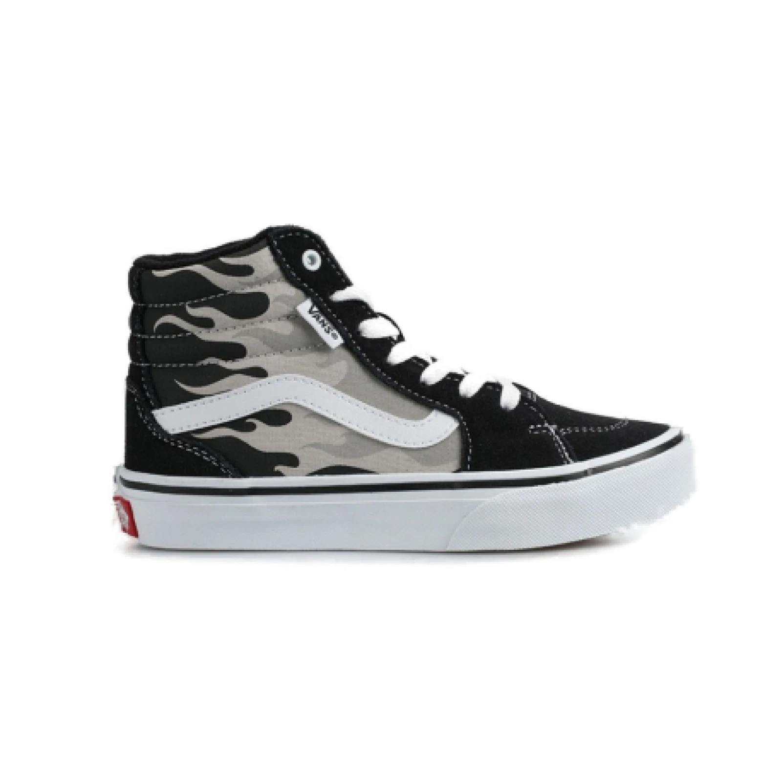 Chlapecká vycházková obuv VANS YT Filmore HI (Suede Canvas) grey white · záber 1