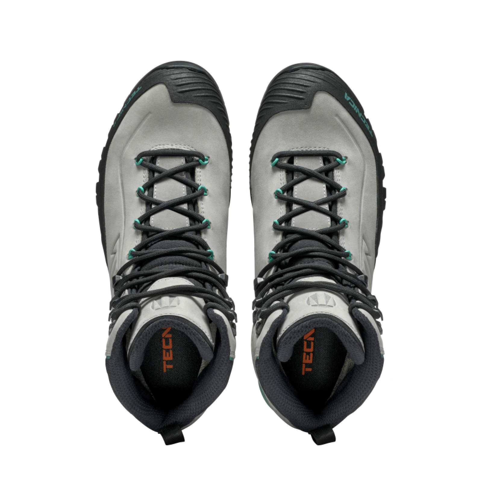 Dámská vysoká turistická celokožená obuv TECNICA Forge 2.0 GTX Ws, soft grey light petrol · záber 5
