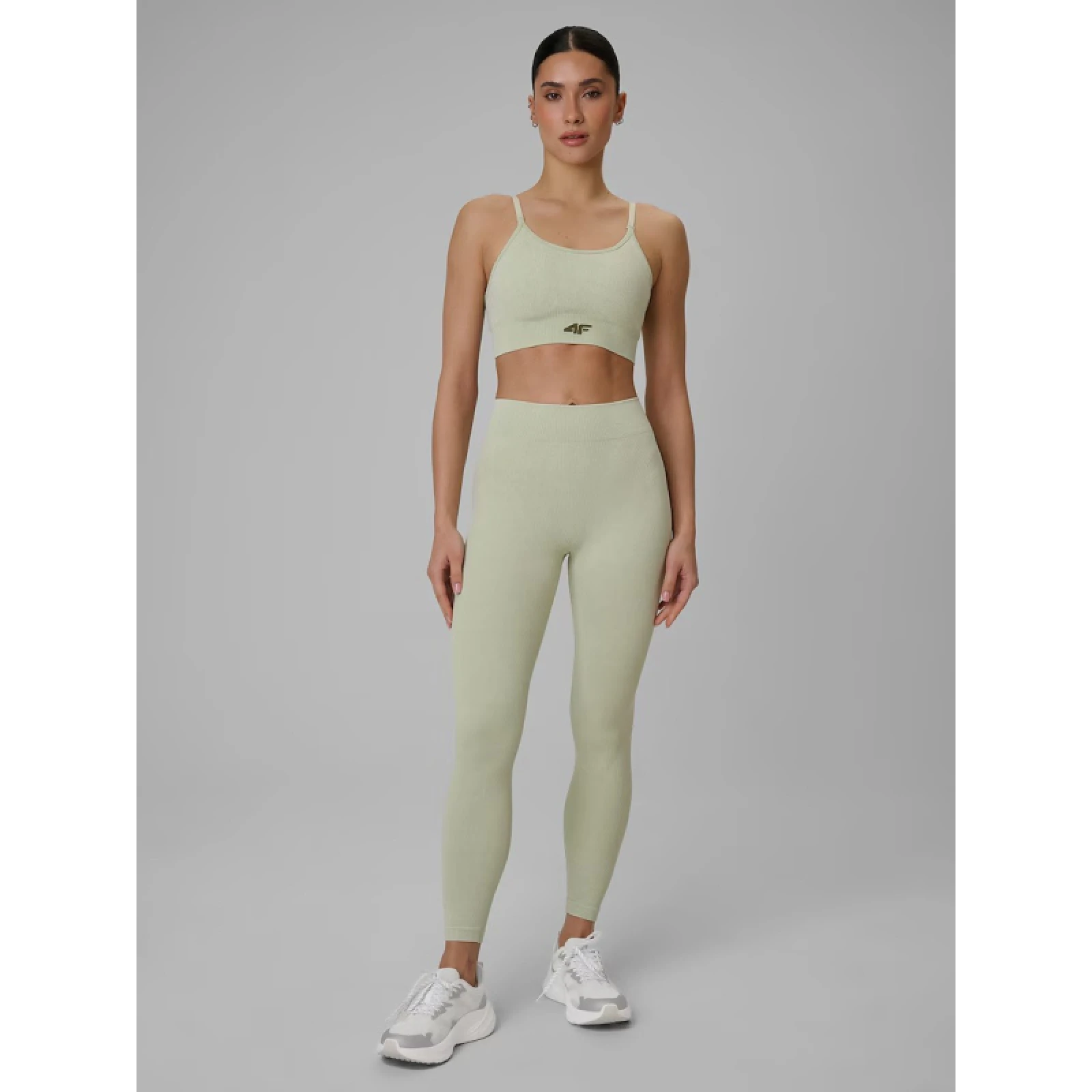 Dámská sportovní tréninková podprsenka 4F SPORT BRA F203-42A LIGHT GREEN ALLOVER · záber 5