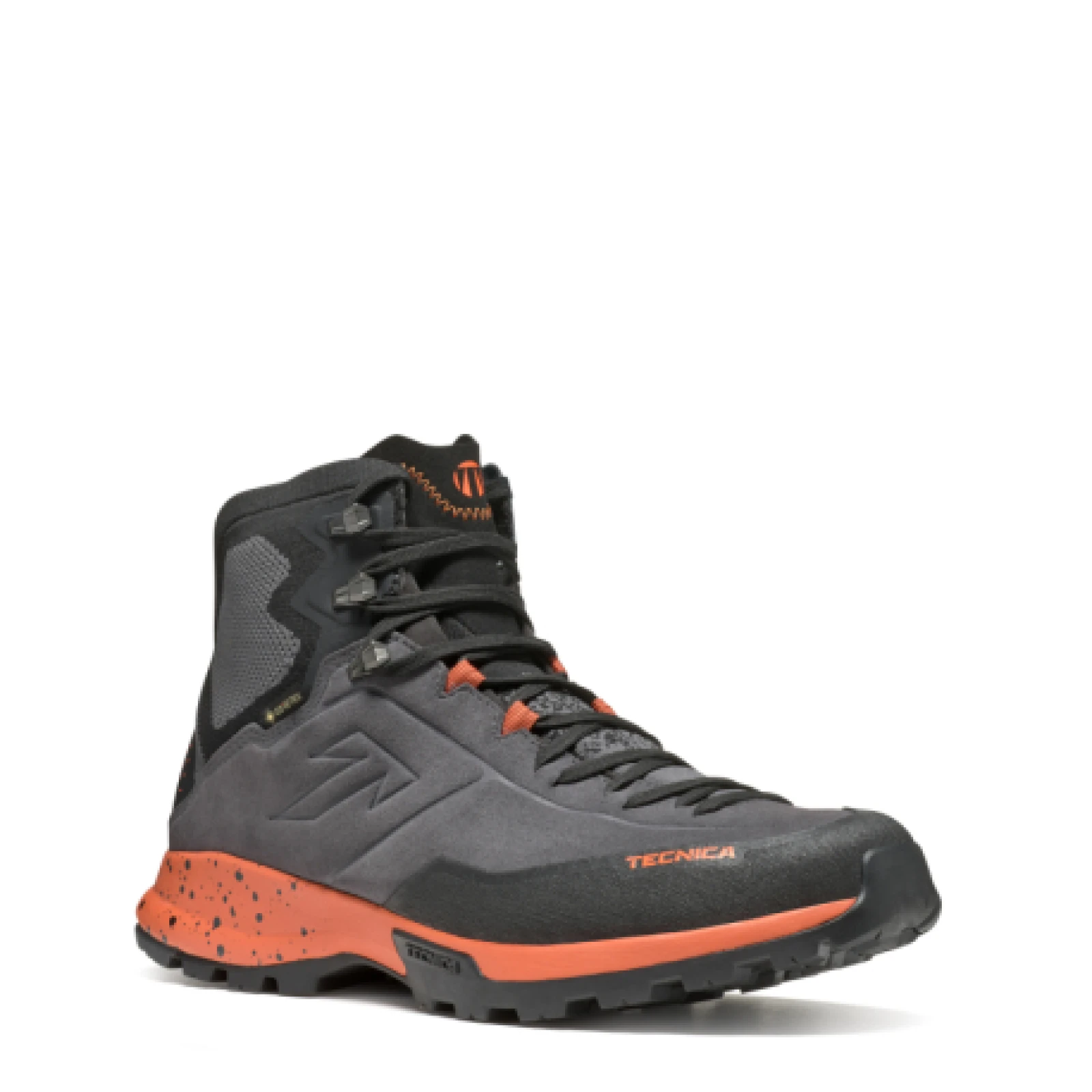 Pánská kotníková turistická celokožená obuv TECNICA Forge Hike MID GTX Ms, dark grey icon orange · záber 1