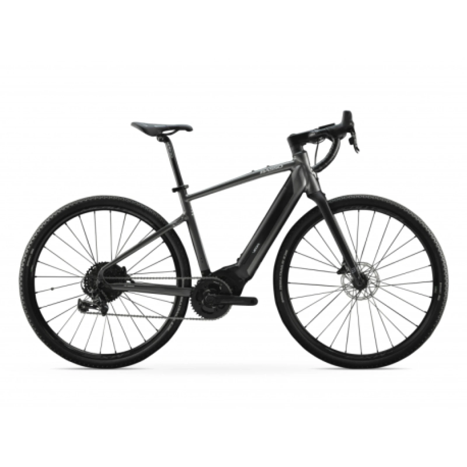 Gravel elektrokolo BASSO Vega, anthracite, Sram Apex, Microtech MX25 · záber 1