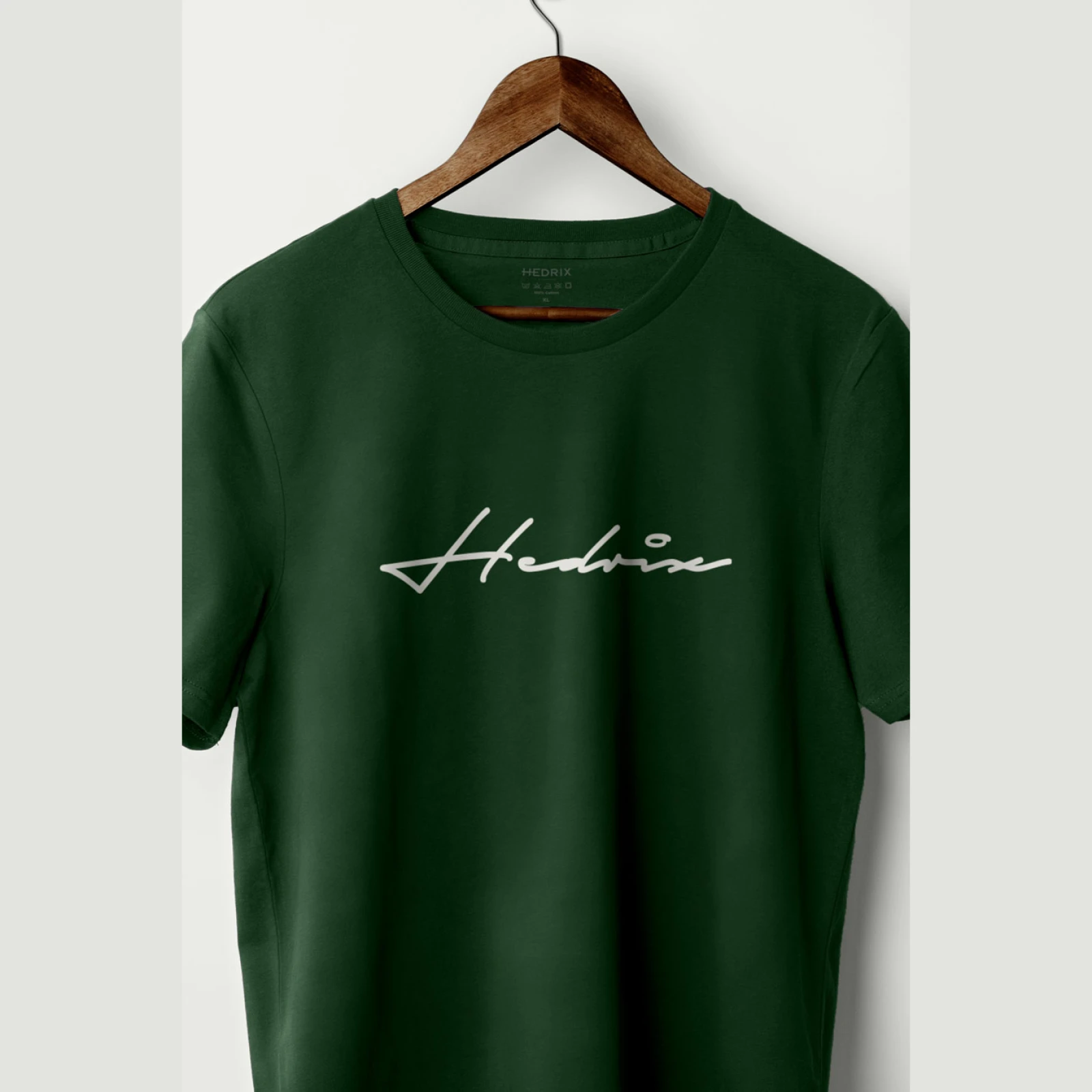 Tričko, Barva Černá, s Potiskem Hedrix Calligraphy · záber 2