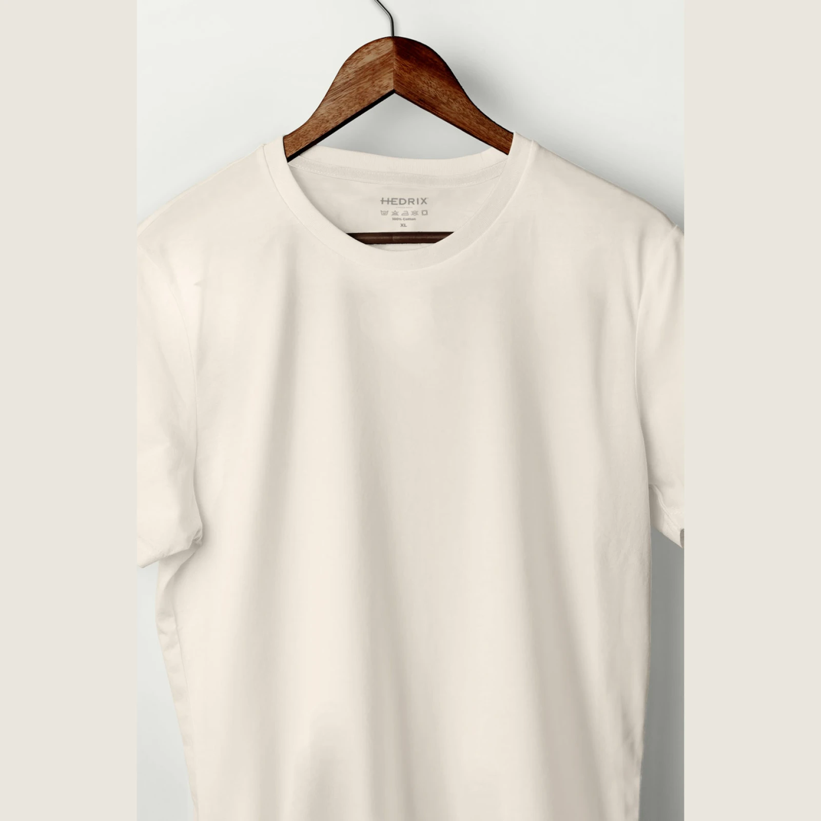 Tričko, Barva Ekru, s Potiskem Basic T Shirt · záber 3