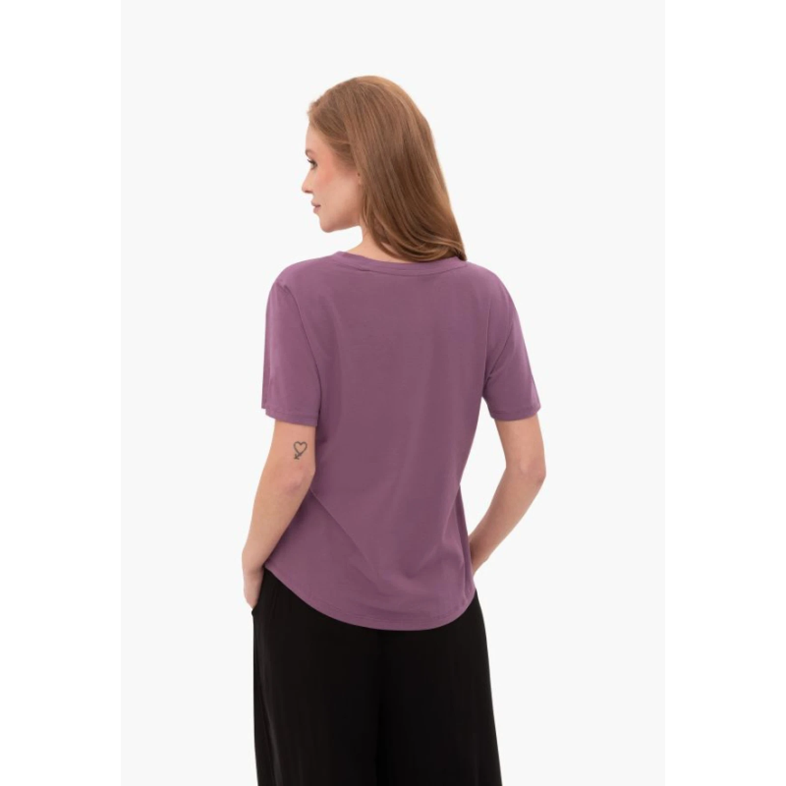 Dámské tričko s krátkým rukávem VOLCANO LEA-402-VIOLET · záber 4