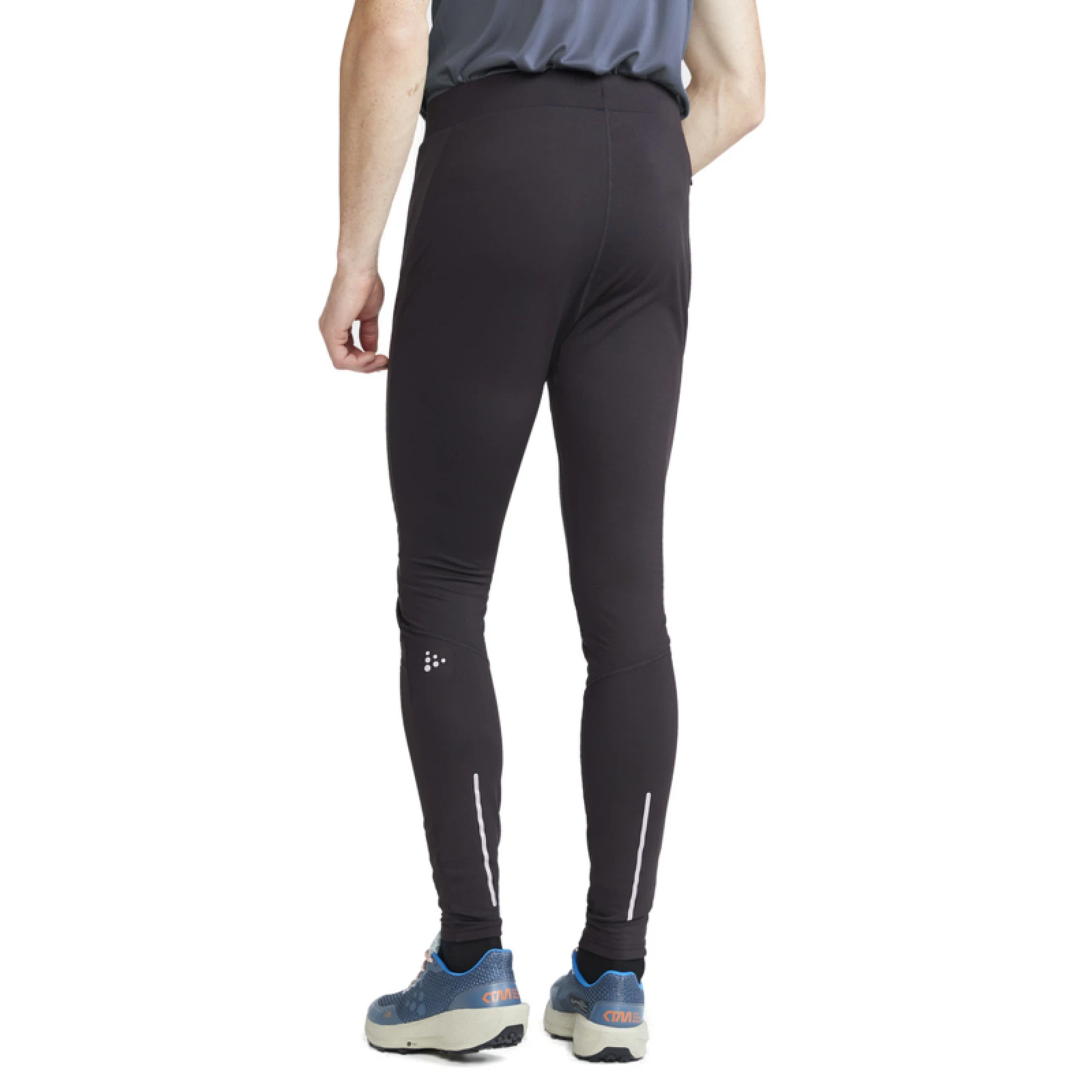 Pánské běžecké zateplené legíny CRAFT ADV ESSENCE WARM WIND TIGHTS 2 M-992000-Slate · záber 3