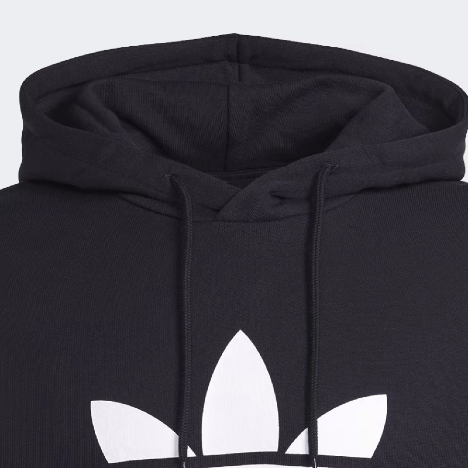 Pánská mikina s kapucí ADIDAS ORIGINALS TREFOIL HOODY-IM4489-black white · záber 5