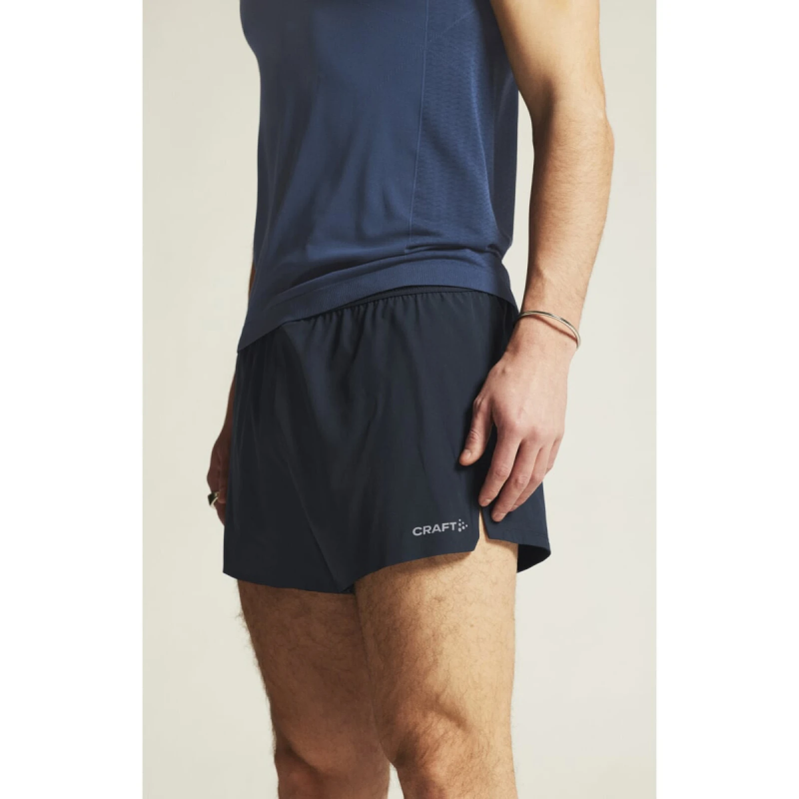 Pánské tréninkové kraťasy CRAFT Shorts ADV Essence 2,2 - Velikost: M | Barva: modrá · záber 4