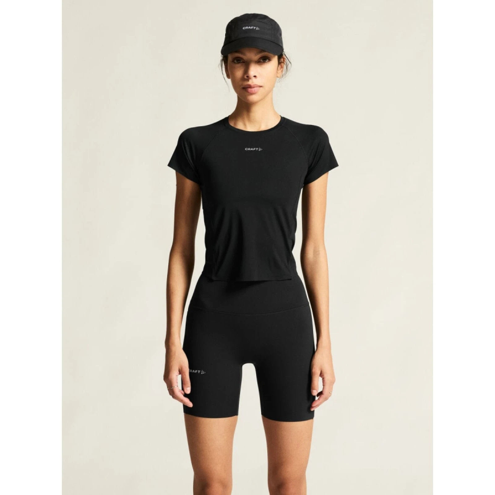 Dámské tréninkové tričko s krátkým rukávem CRAFT Hypervent Cropped Tee W - Pohlavie: Dámské · záber 11