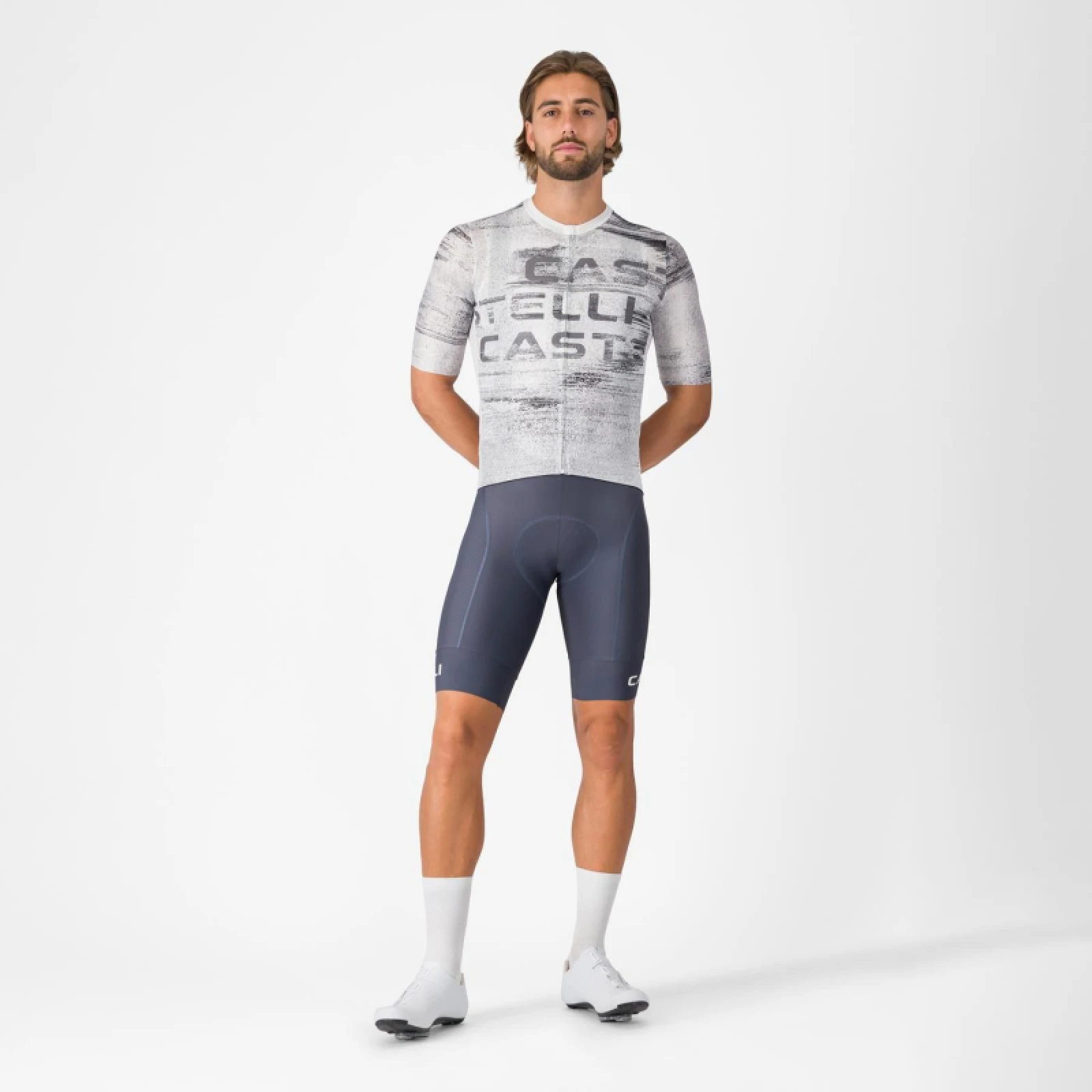 Pánský cyklistický dres s krátkým rukávem CASTELLI Stratus Logo · záber 3