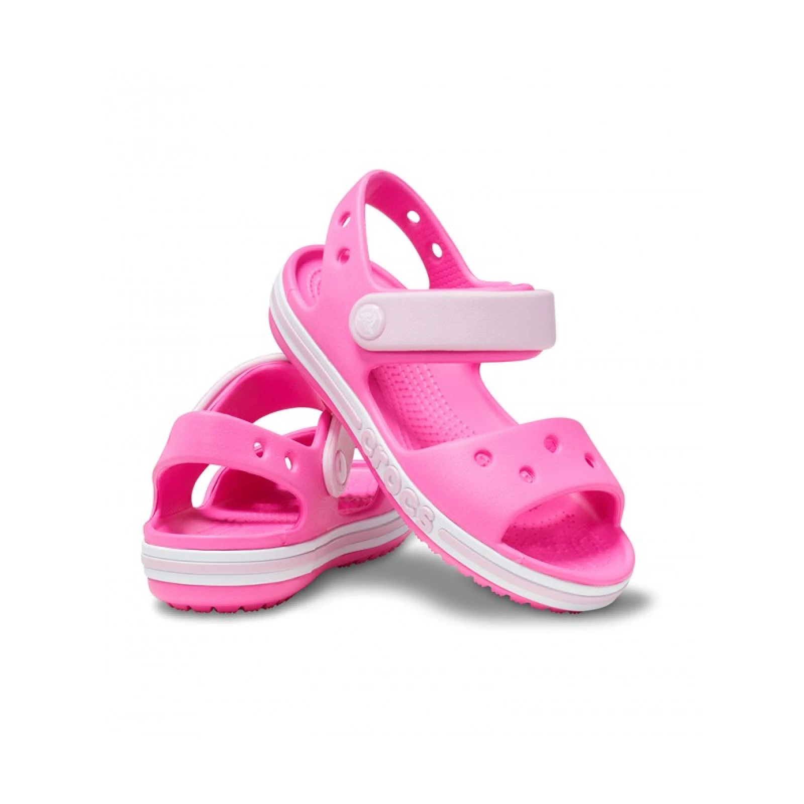 Dívčí sandály CROCS Bayaband Sandal K electric pink · záber 5