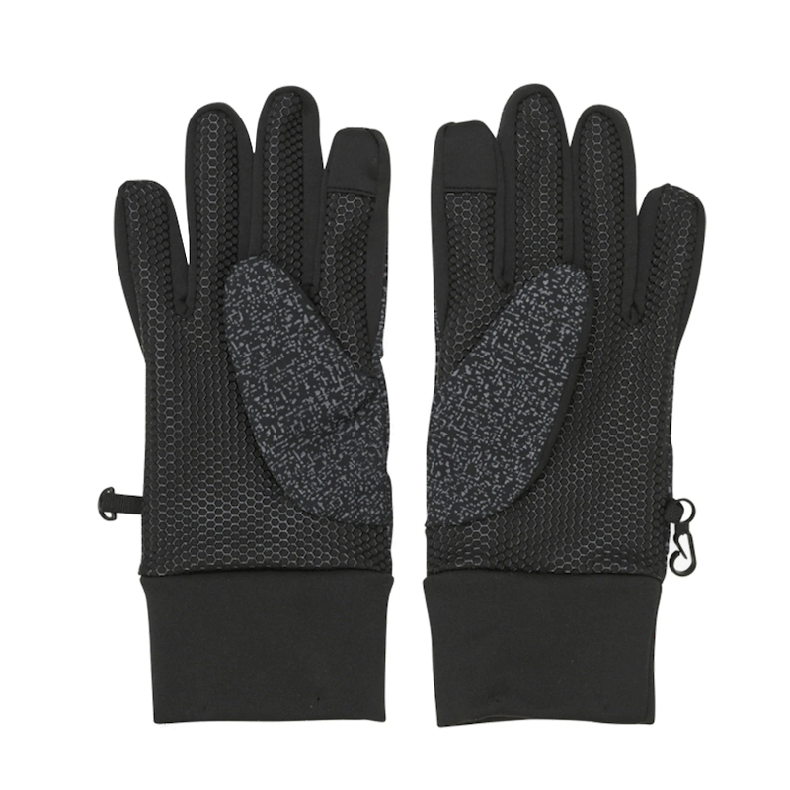 Dětské rukavice COLOR KIDS Gloves-Smart Touch, Reflective-1191-Black · záber 2