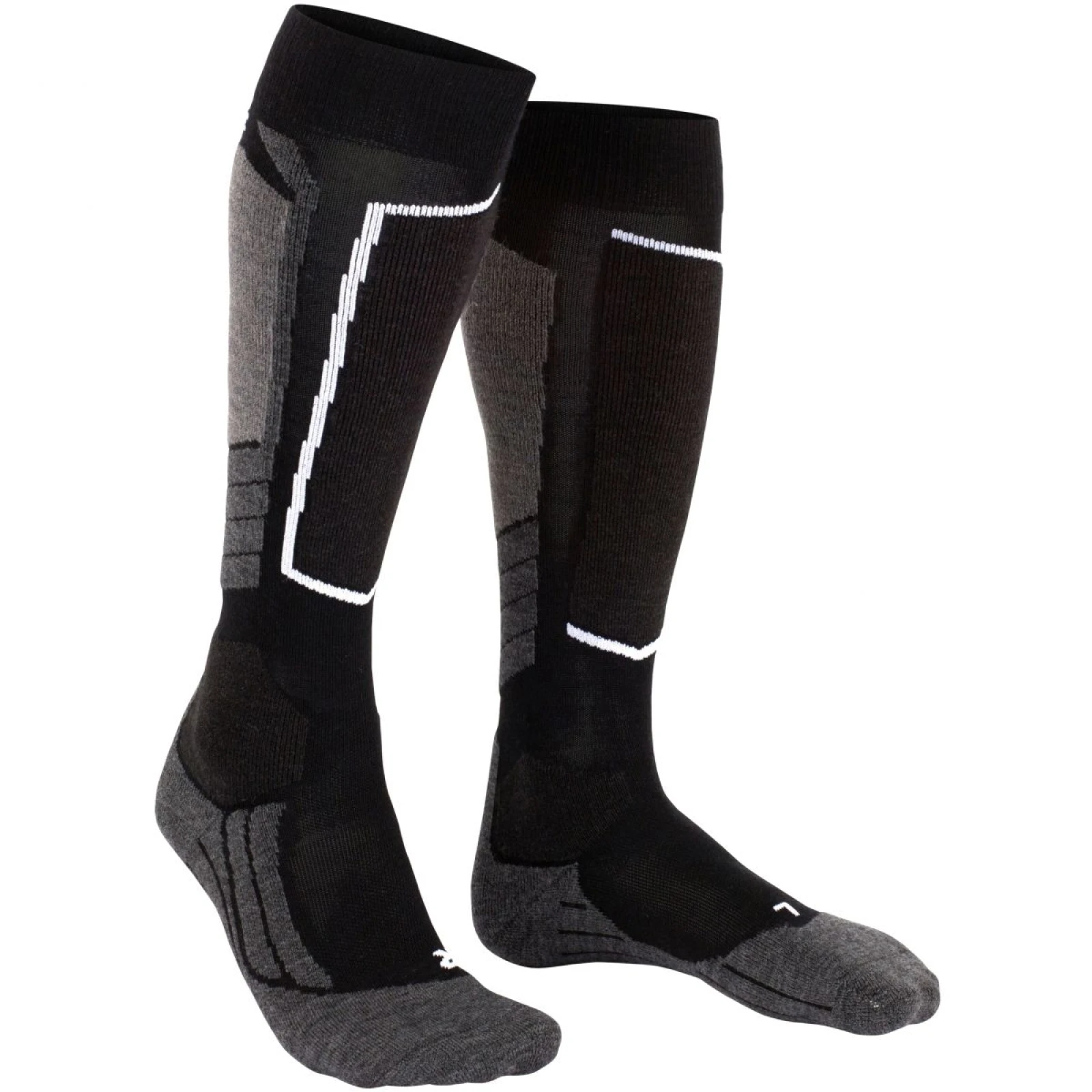 Falke SK2 Wool lyžařské ponožky, dámské, černé · záber 2