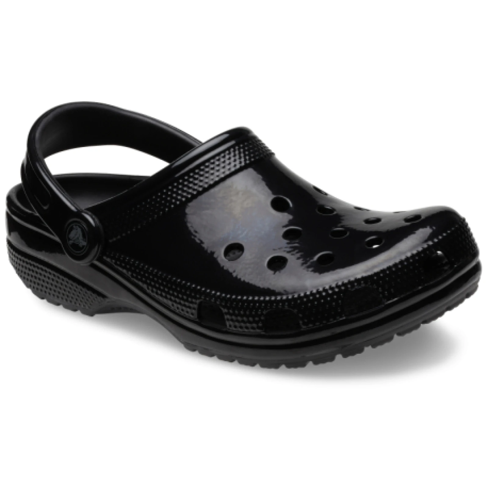 Kroksy (rekreační obuv) CROCS Classic High Shine Clog black · záber 1
