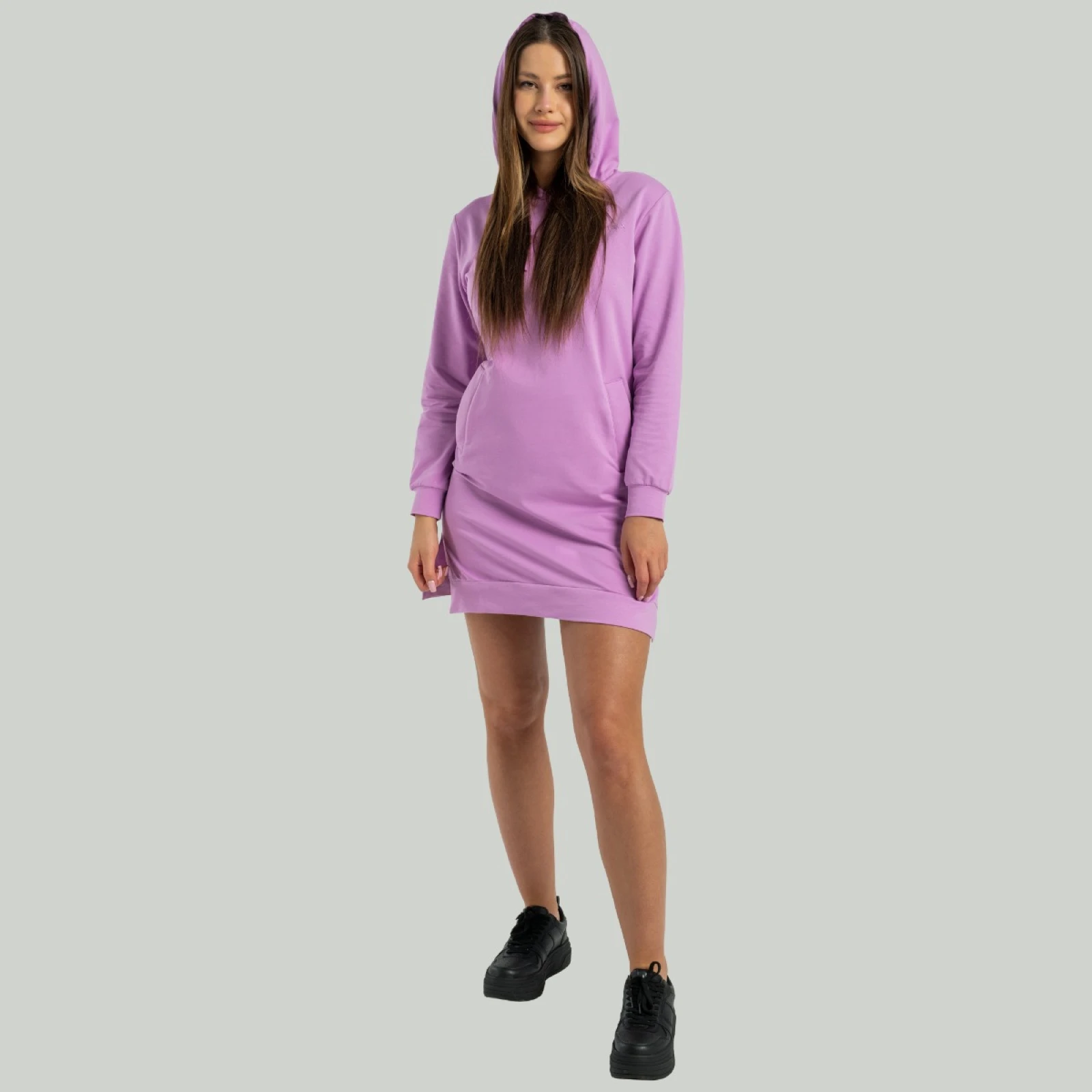 STRIX Dámská mikina ALPHA Longline Amethyst - Velikost: XL | Barva: fialová | Pohlavie: Dámské | Hmotnost: 0,71 kg · záber 5
