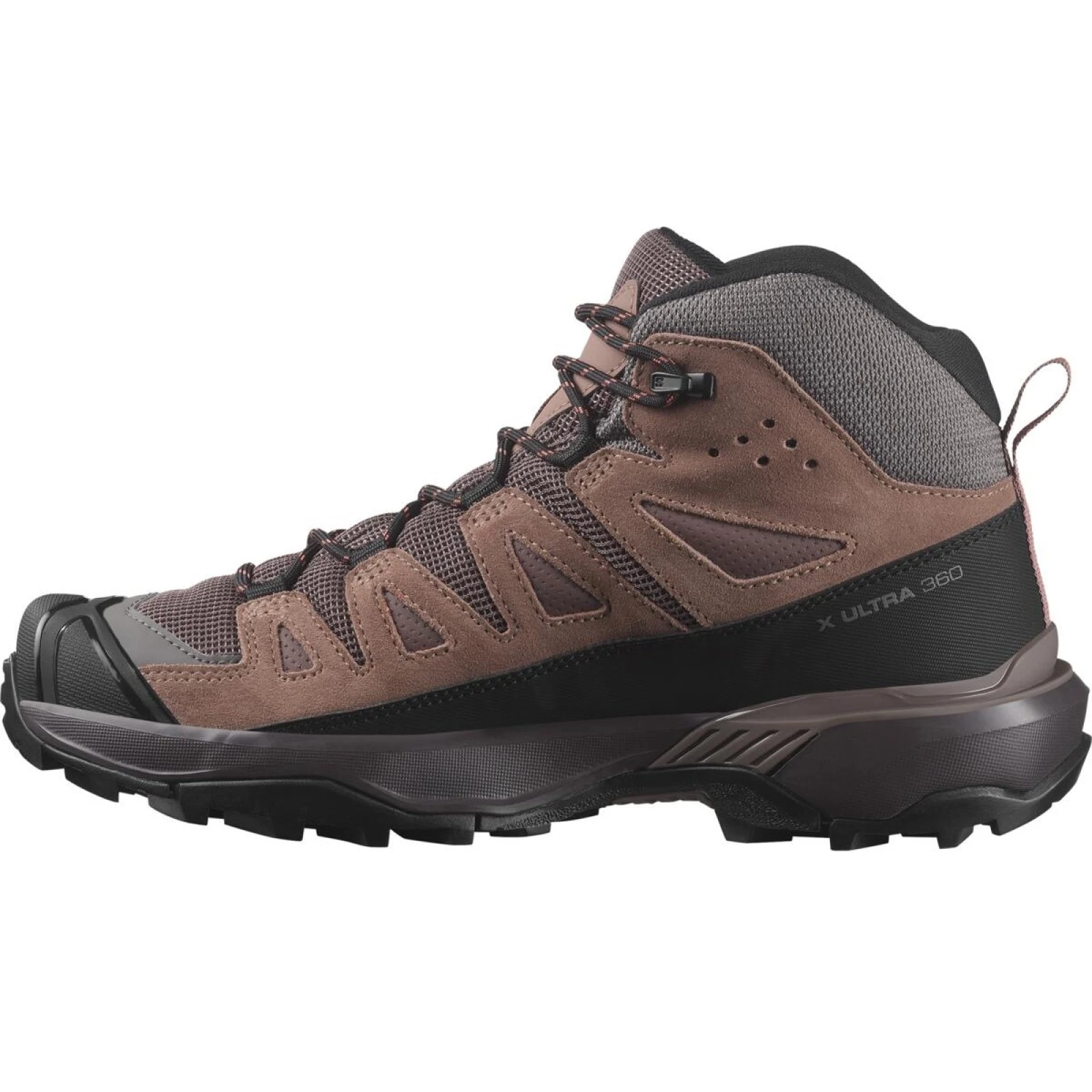 Salomon X Ultra 360 Leather Mid GTX W - Velikost: 39 1/3, 39 | Barva: hnedá · záber 3