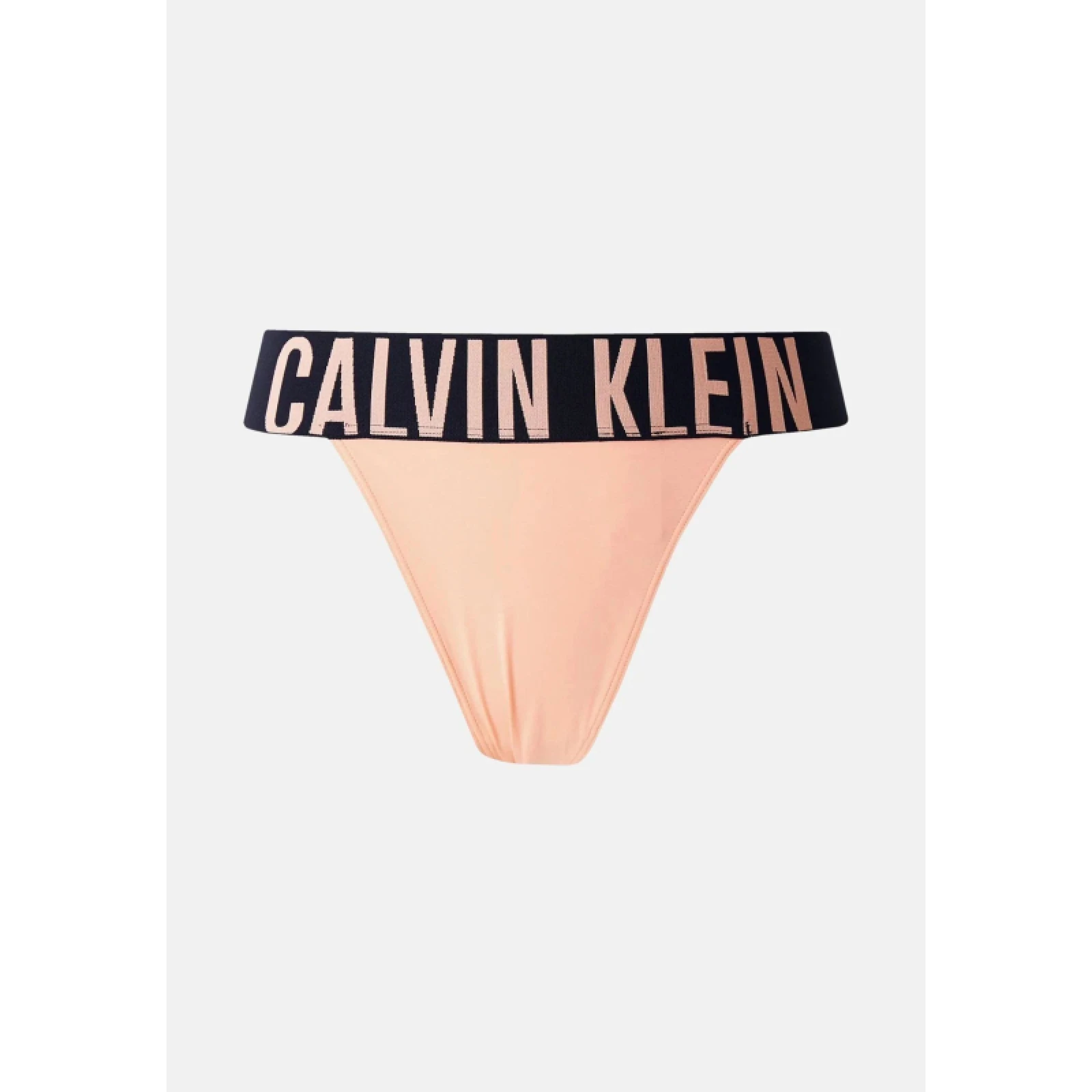 Dámské kalhotky CALVIN KLEIN HIGH LEG THONG-Papaya Punch · záber 2