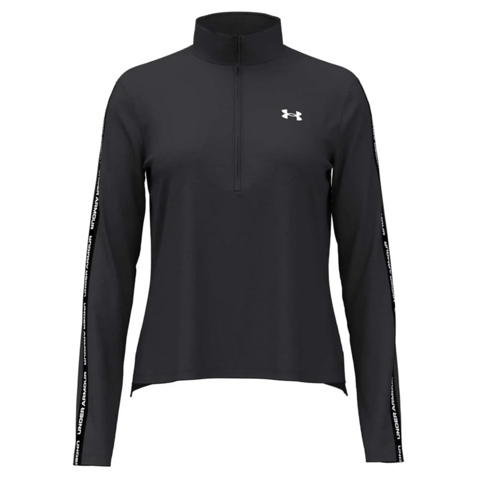Dámská tréninková mikina s 1 2 zipem UNDER ARMOUR UA Tech WM Tape Half Zip-BLK · záber 2