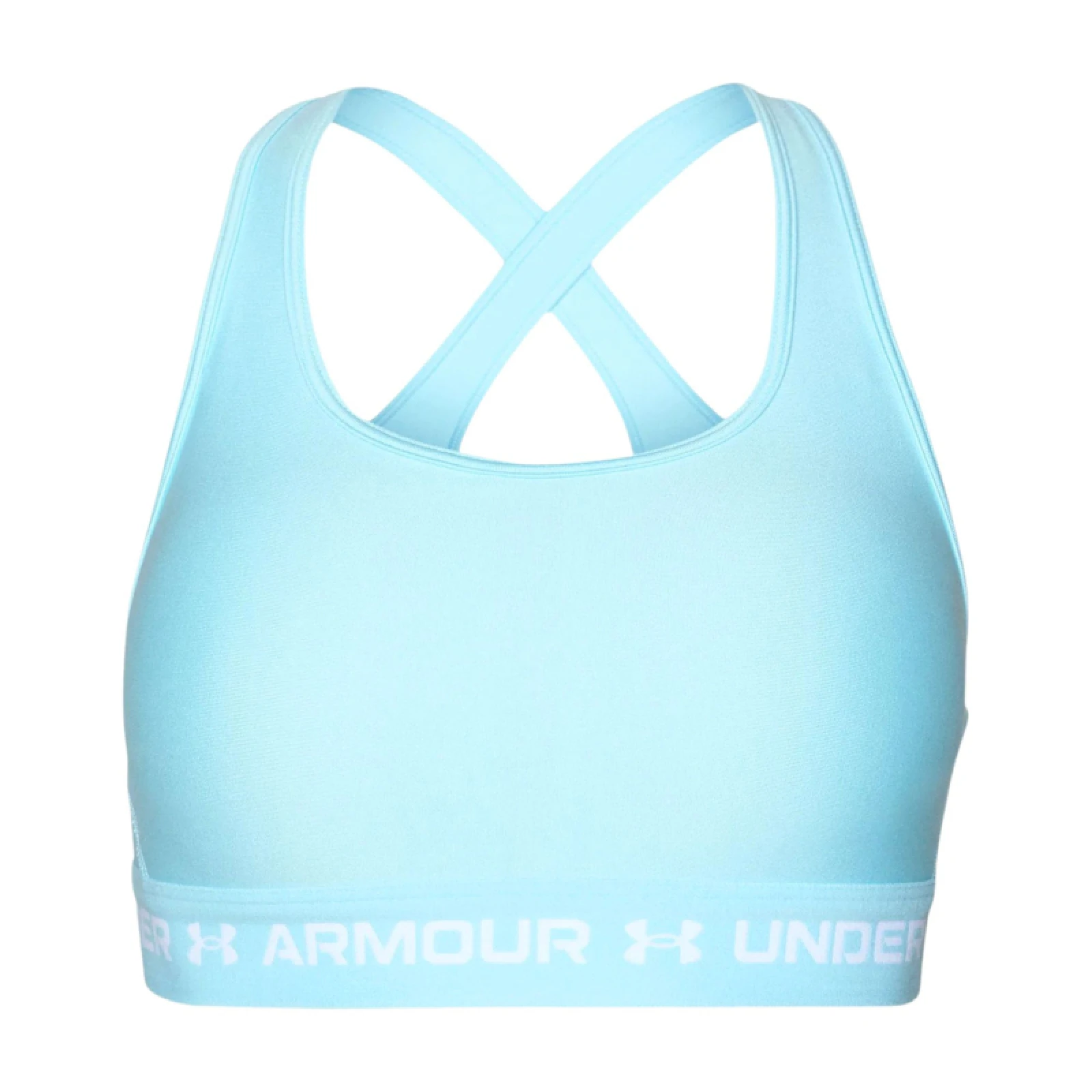 Dámská sportovní tréninková podprsenka UNDER ARMOUR Crossback Mid Bra-BLU · záber 11