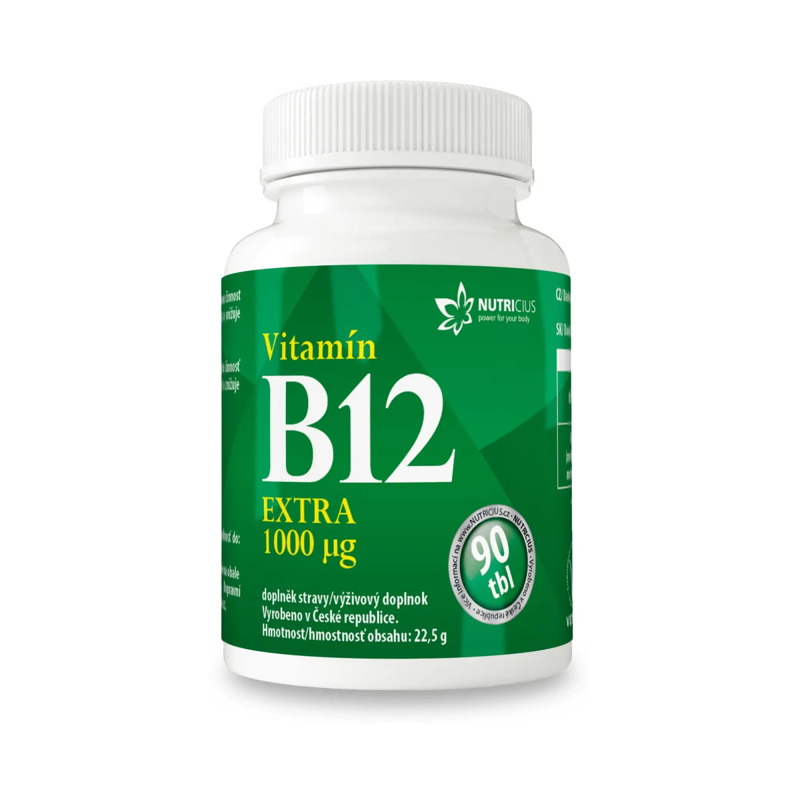 Nutricius Vitamín B12 Extra 1 kg 90 tablet · záber 1