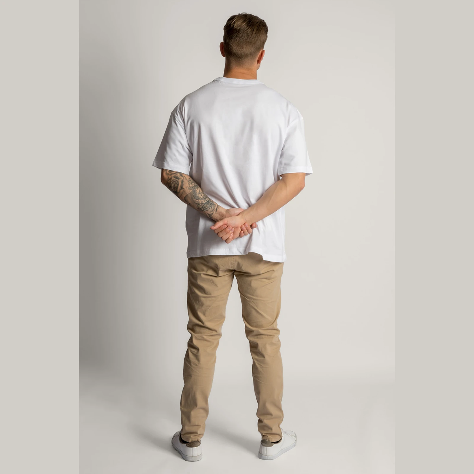 Oversized Tričko, Barva Bílá, s Potiskem Champion Teddy · záber 3