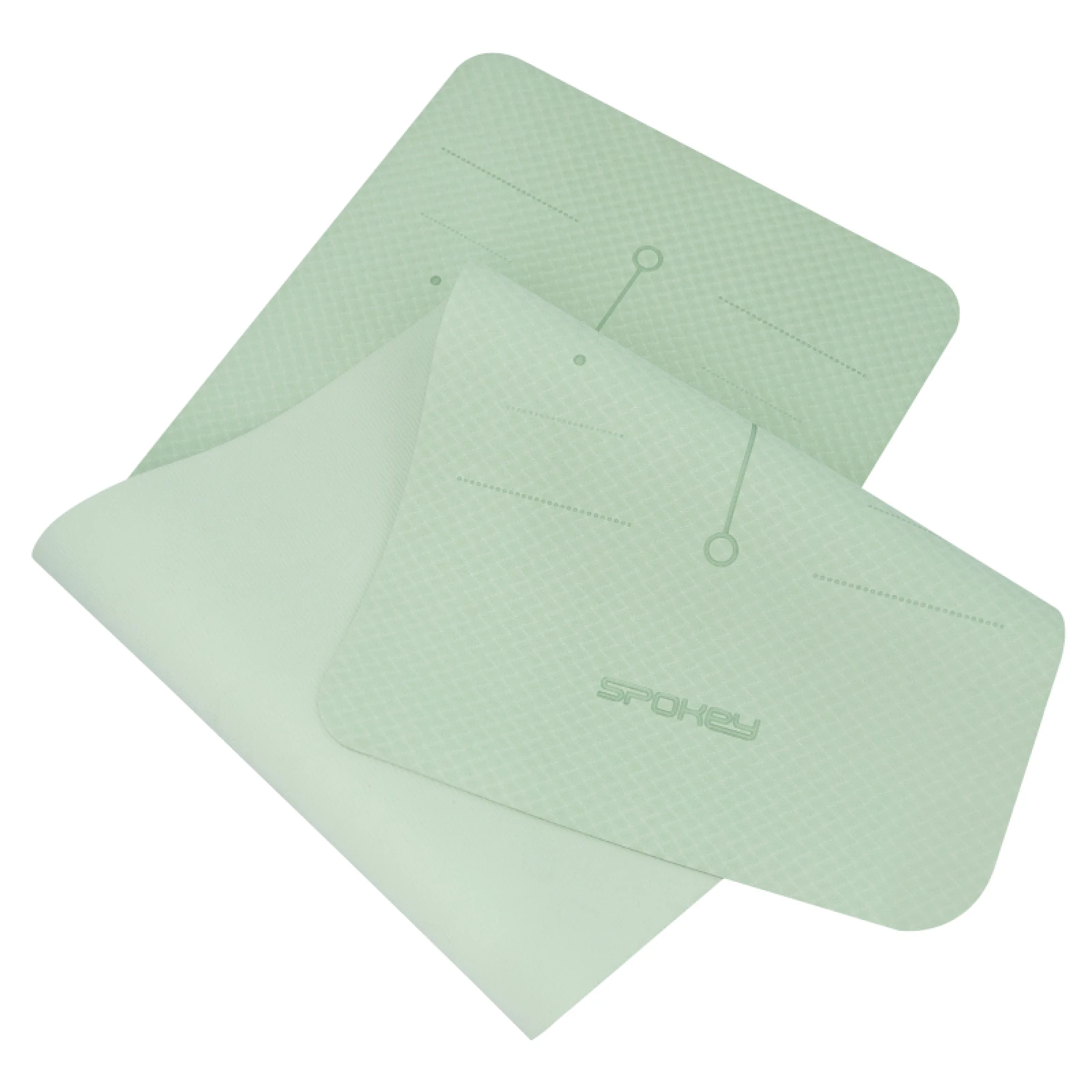 Fitness podložka SPOKEY MANDALA mat 183 x 61 x 0,4 cm green · záber 5