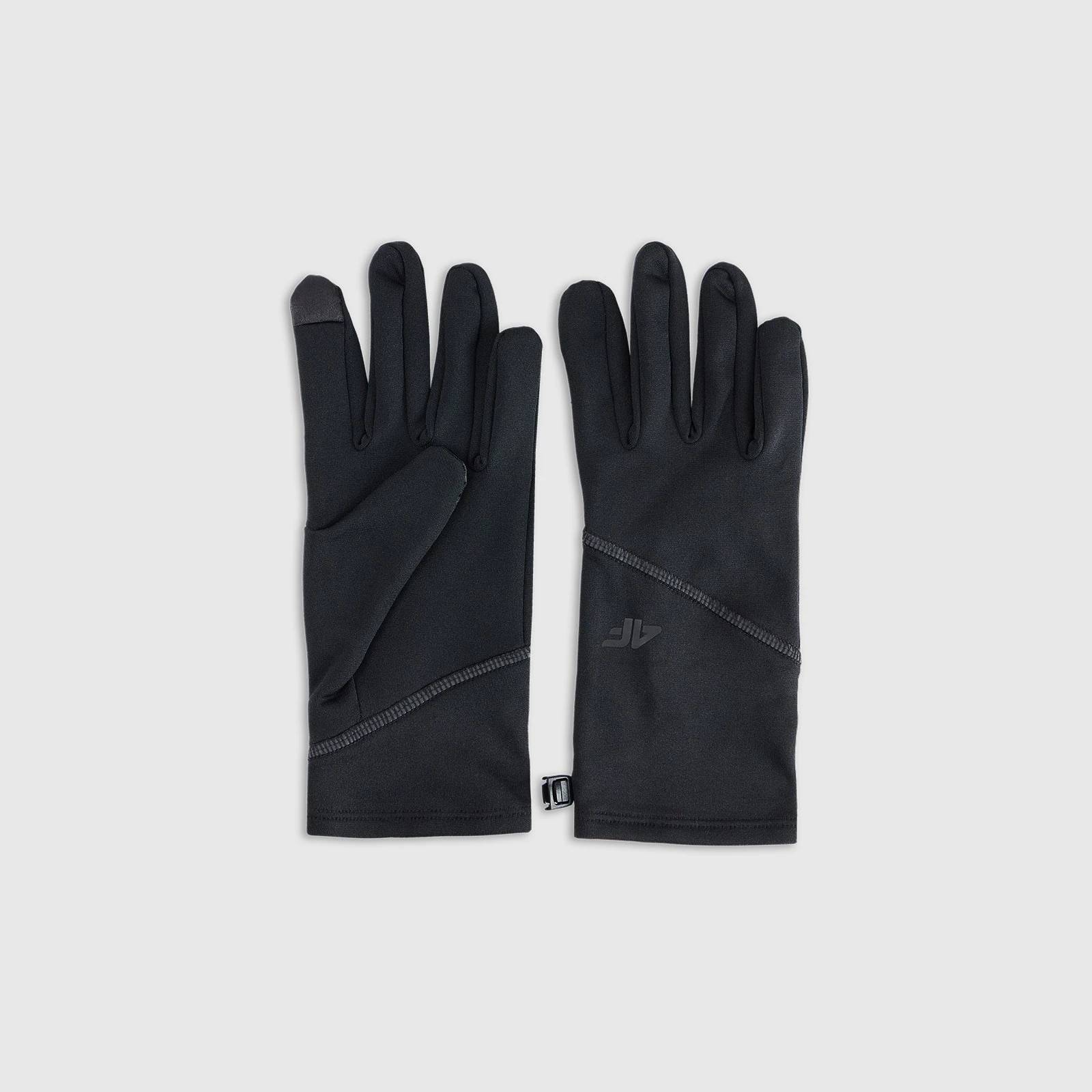 Unisex pletené rukavice Touch Screen - černé - Pohlavie: Unisex · záber 1
