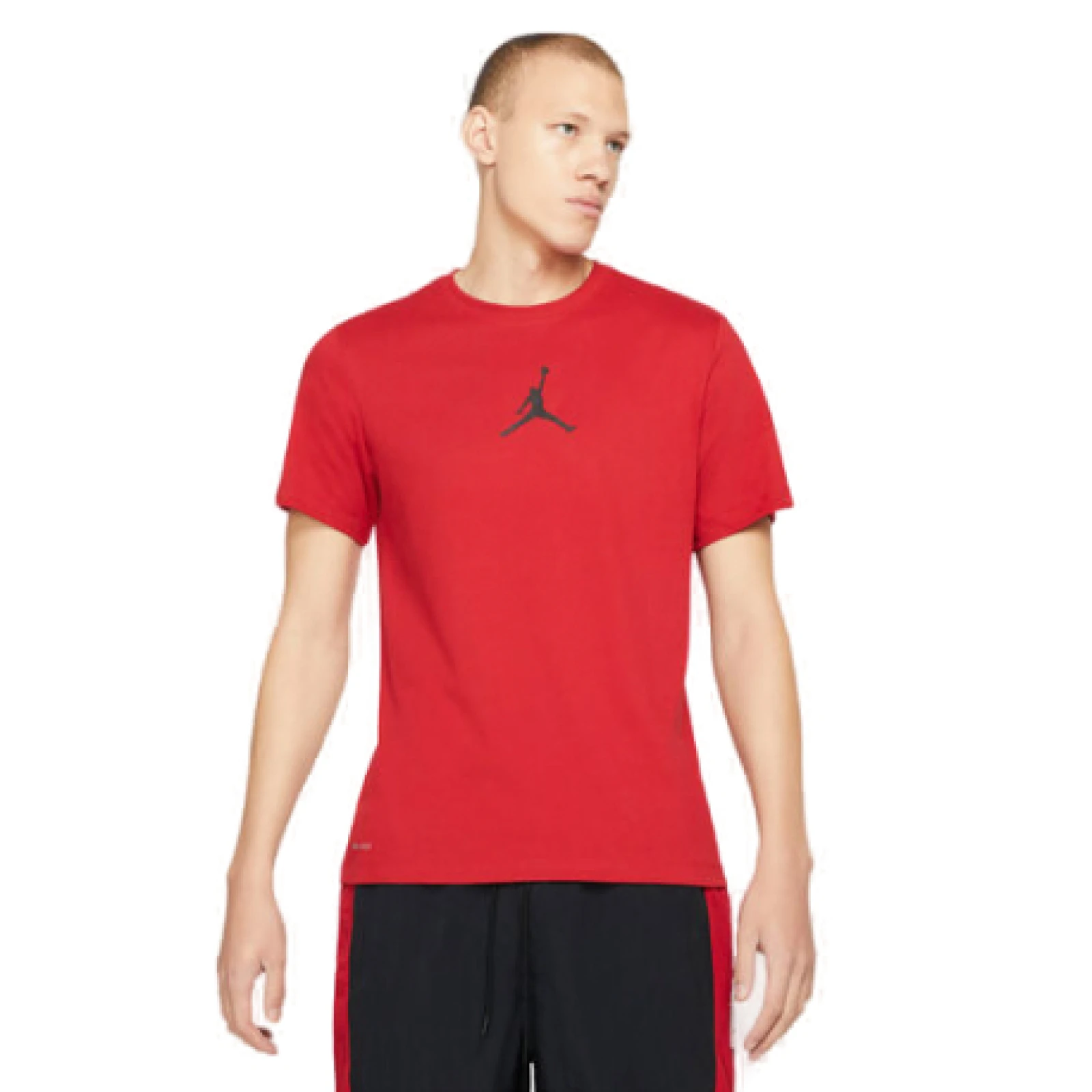 Pánské tričko s krátkým rukávem NIKE JORDAN M J JUMPMAN DF SS CREW-687-Red · záber 1