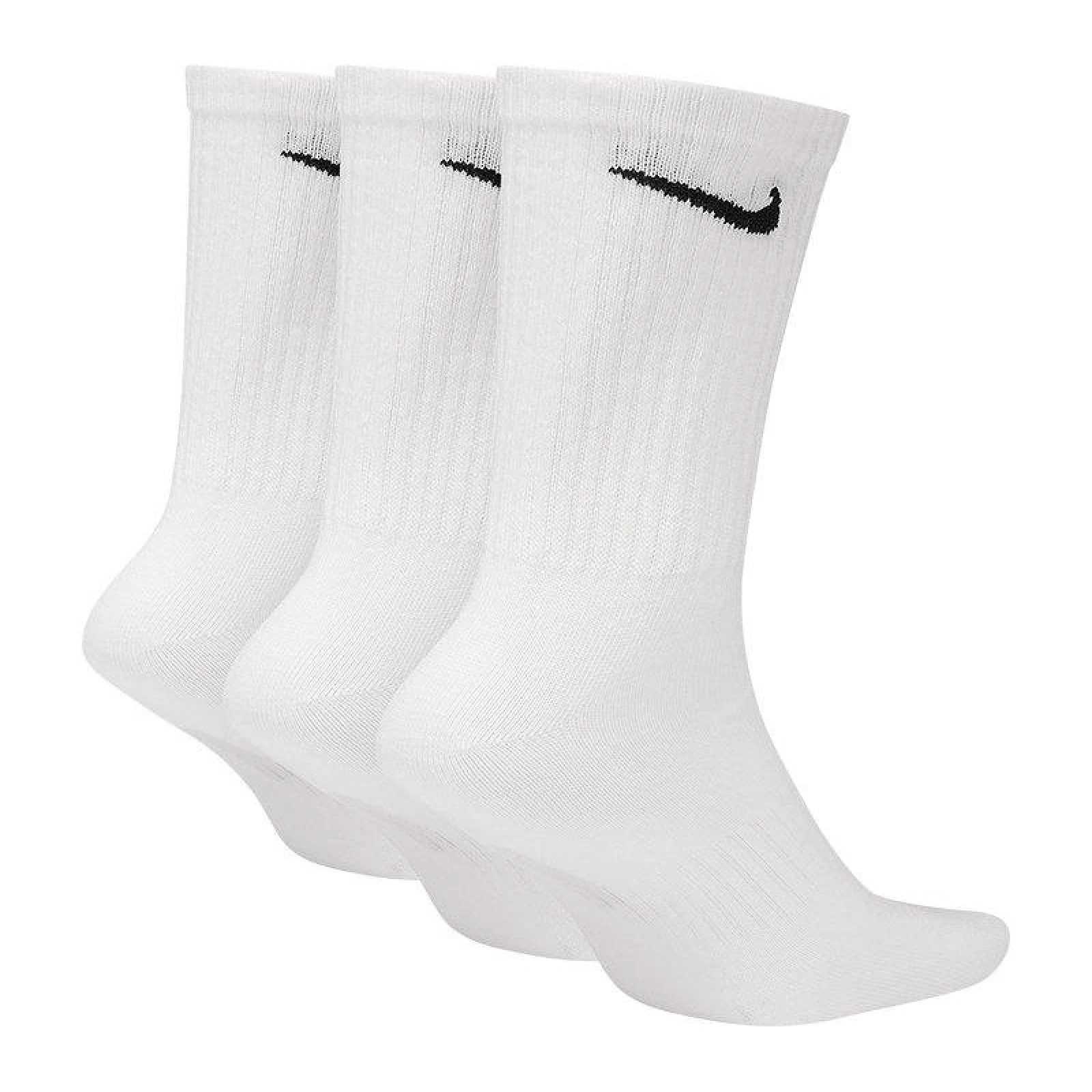 Ponožky NIKE U NK EVERYDAY LTWT CREW 3PR-White · záber 2