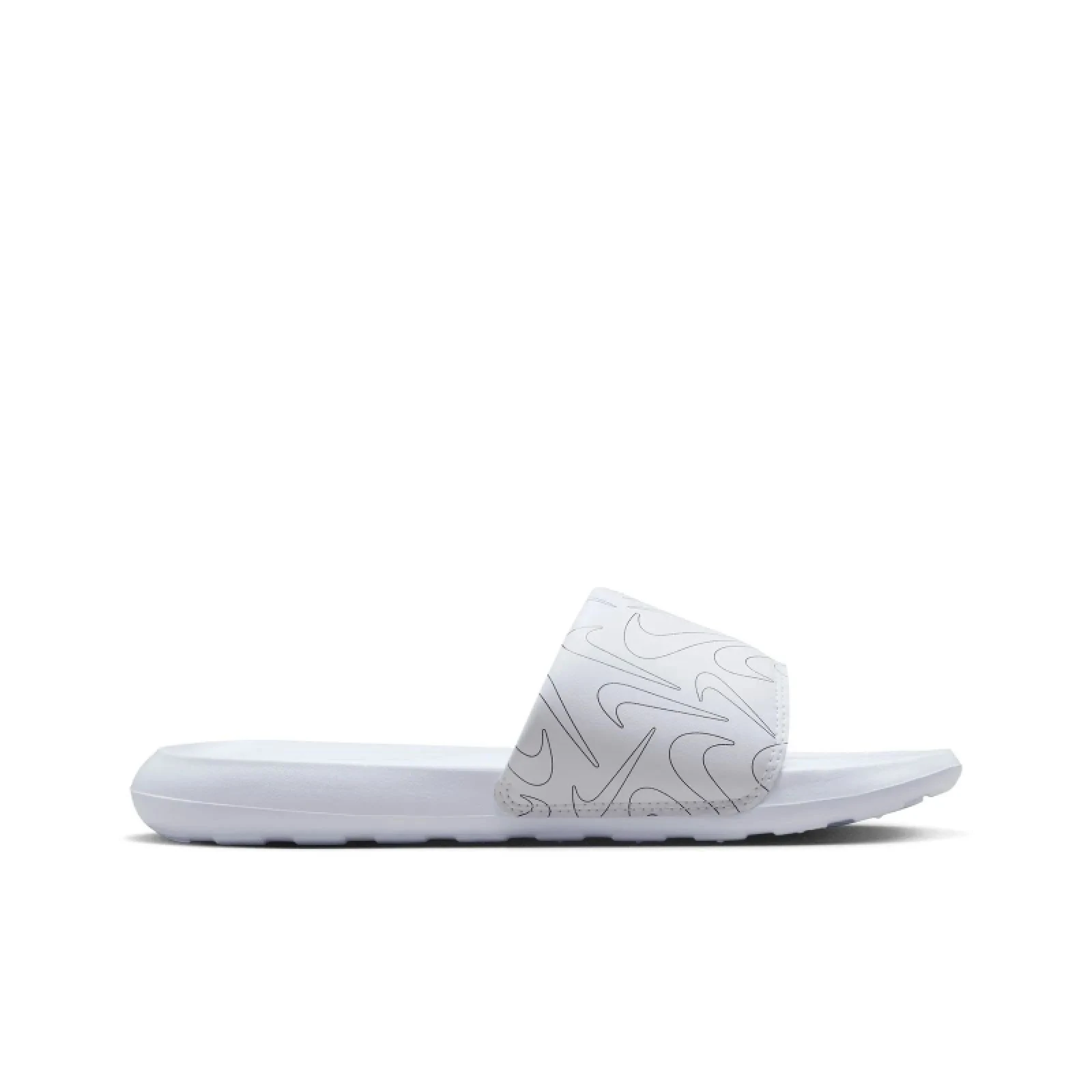 Dámské pantofle (plážová obuv) NIKE Victori One Ws white black · záber 2