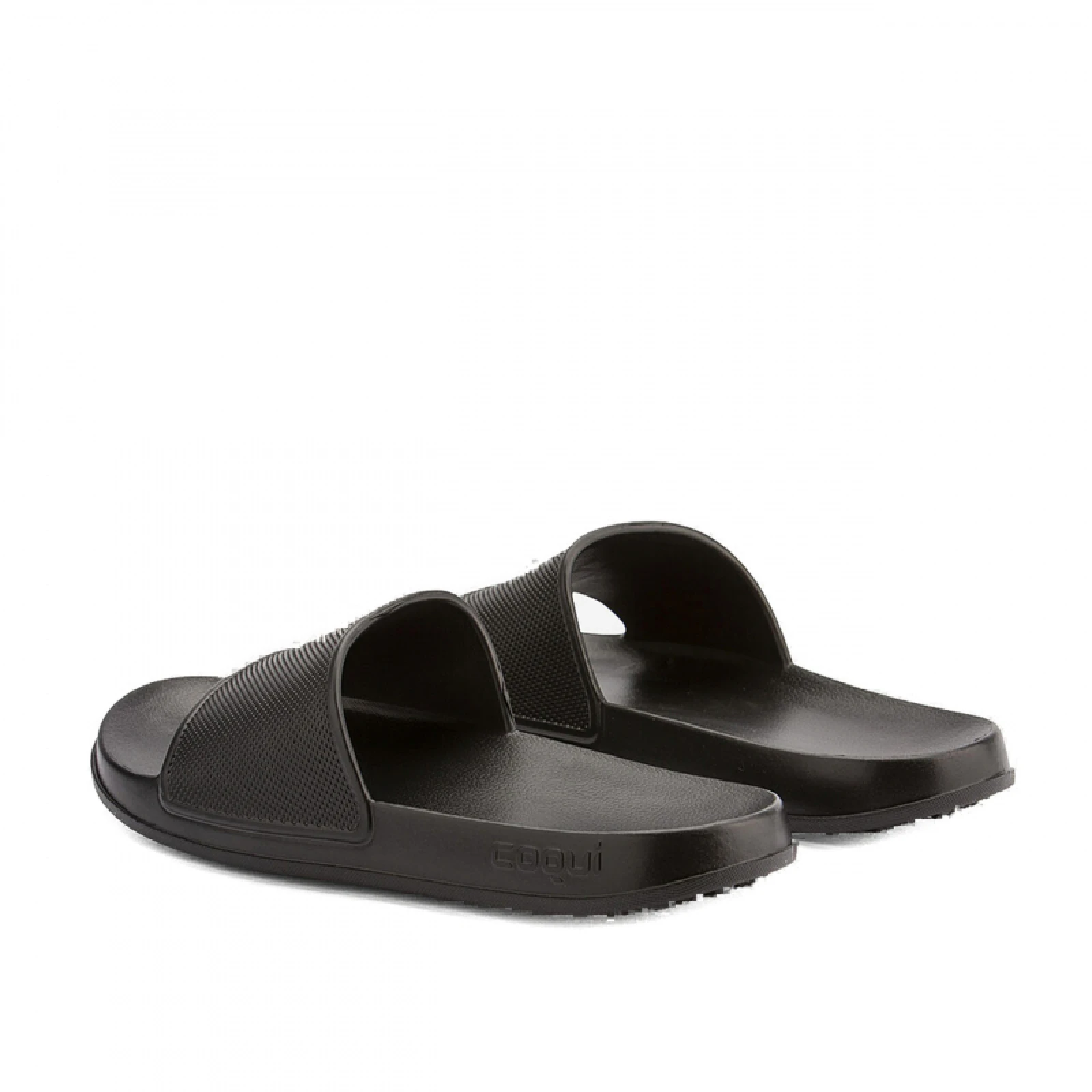 Pánské pantofle (plážová obuv) COQUI Tora M black 7081 wellnes - Barva: čierna · záber 3