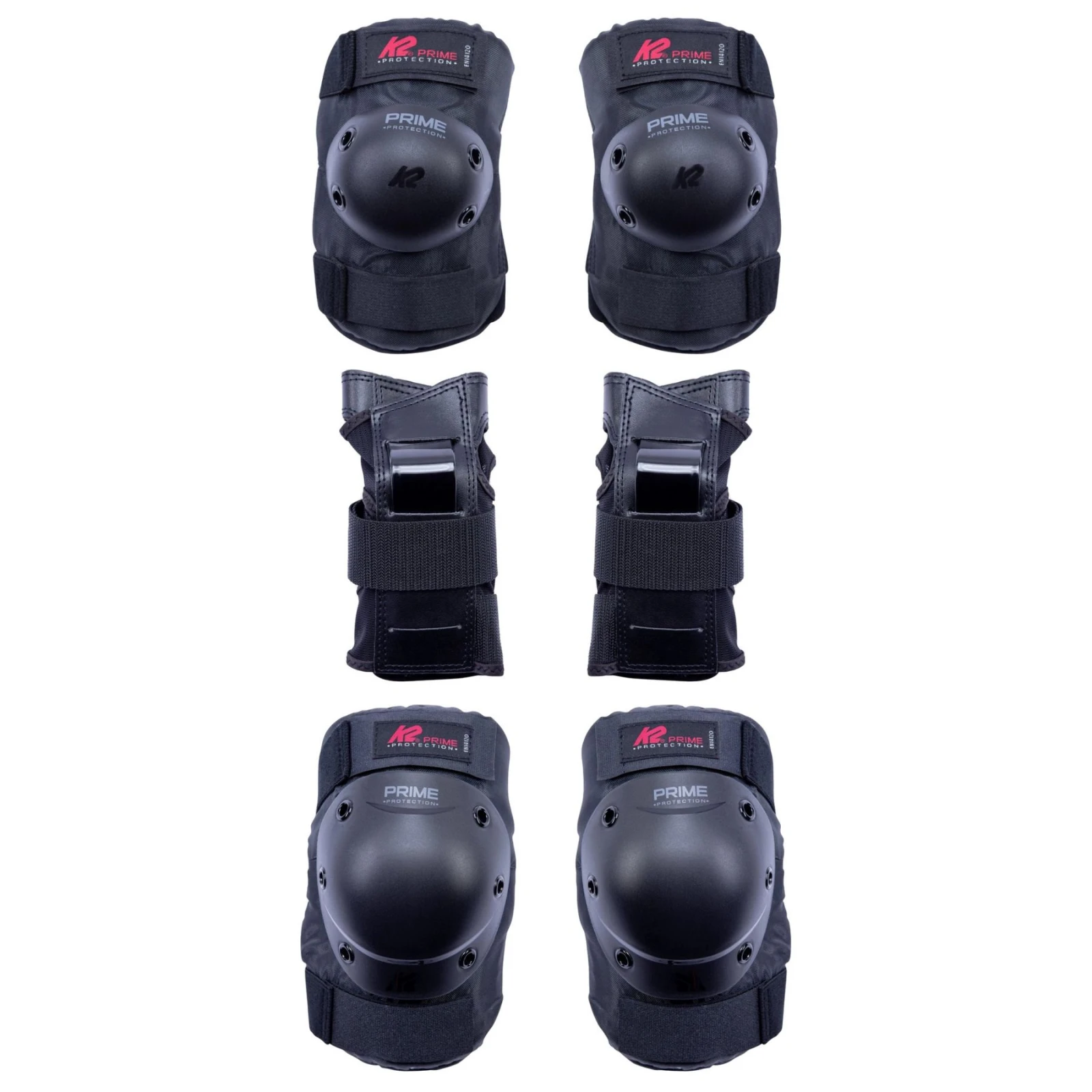 K2 Prime Pad Set, ochranný set, pánský, černý · záber 1