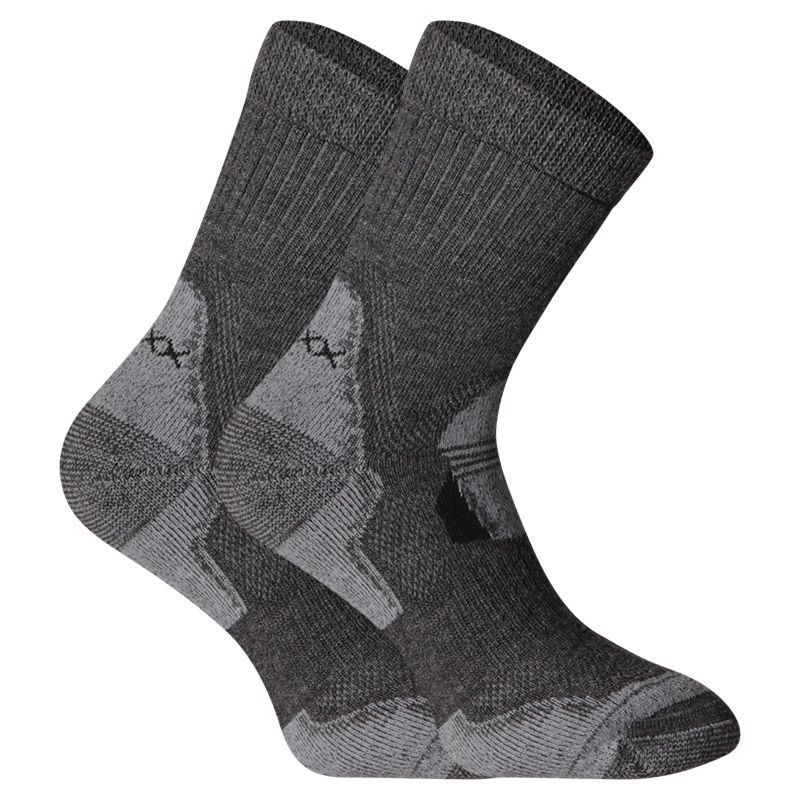 Turistické ponožky VOXX 1 PACK-MERINO Stabil CLIMAYARN-dark grey · záber 3