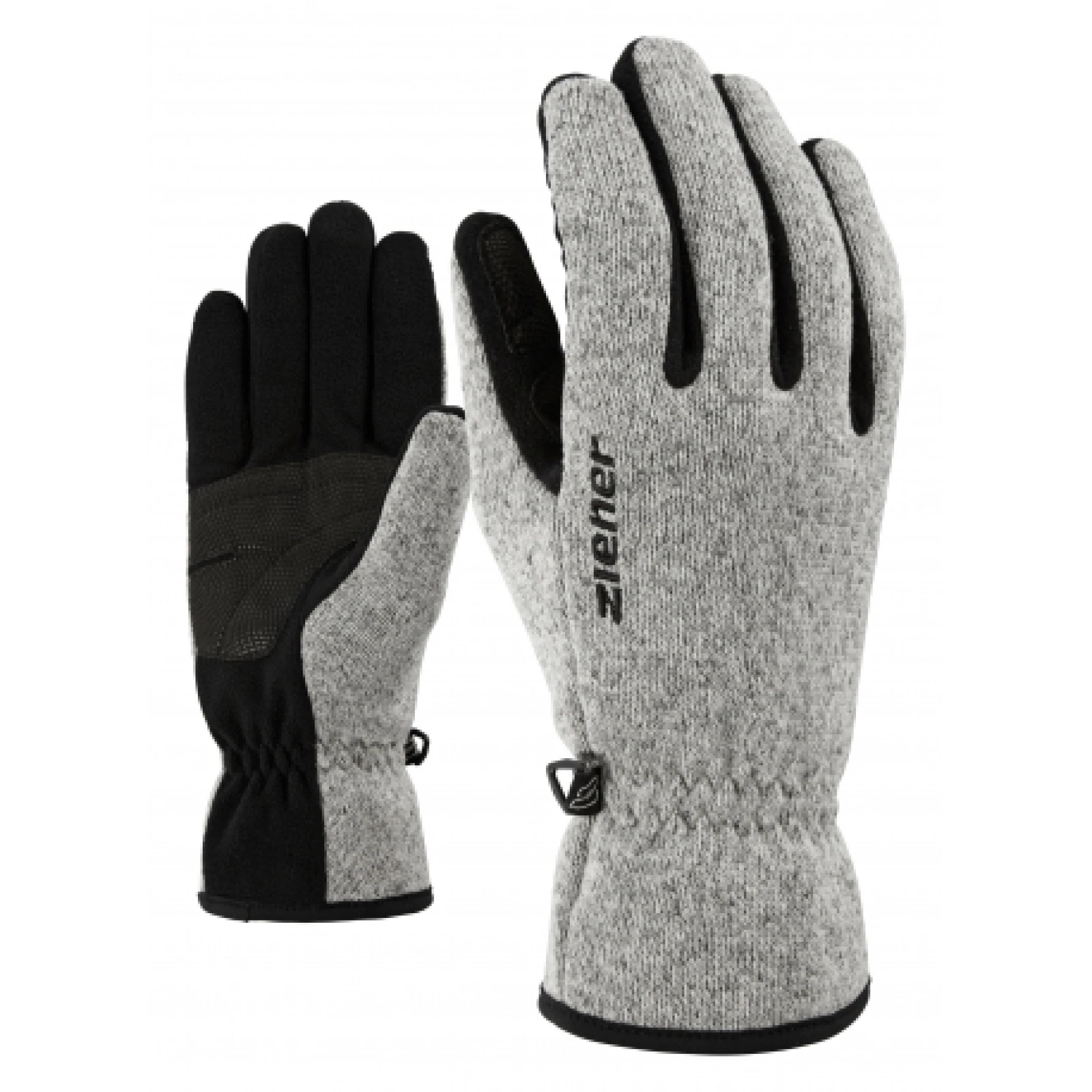 Juniorské rukavice ZIENER LIMAGIOS-802025-752-grey melange · záber 1