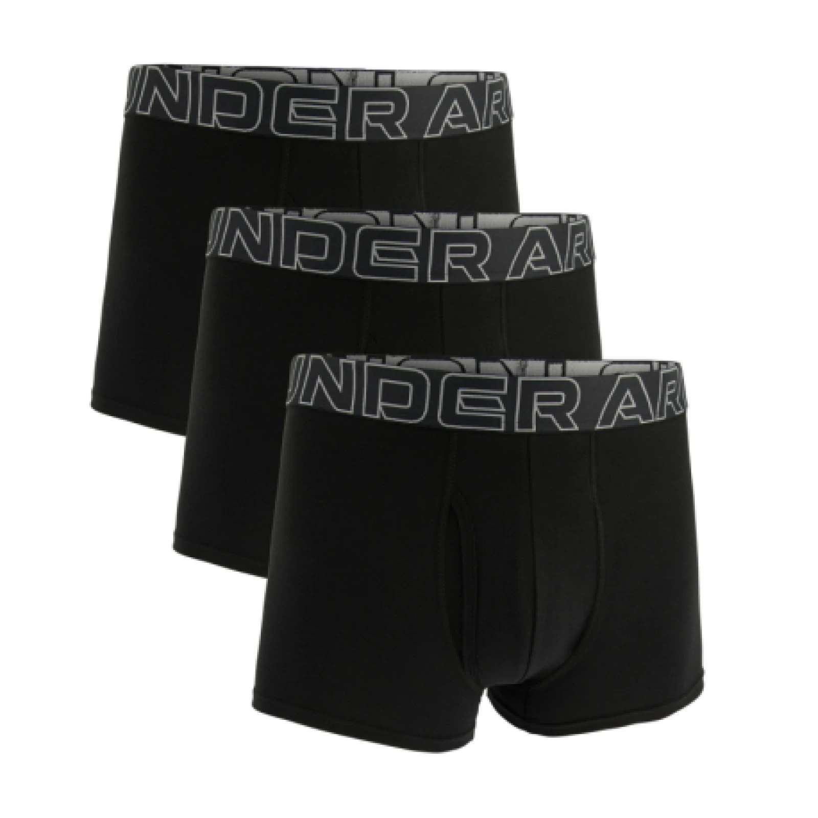 Pánské boxerky UNDER ARMOUR 3 PACK-UA PERFORMANCE COTTON SOLID 3in-BLK - Pohlavie: Pánské · záber 1